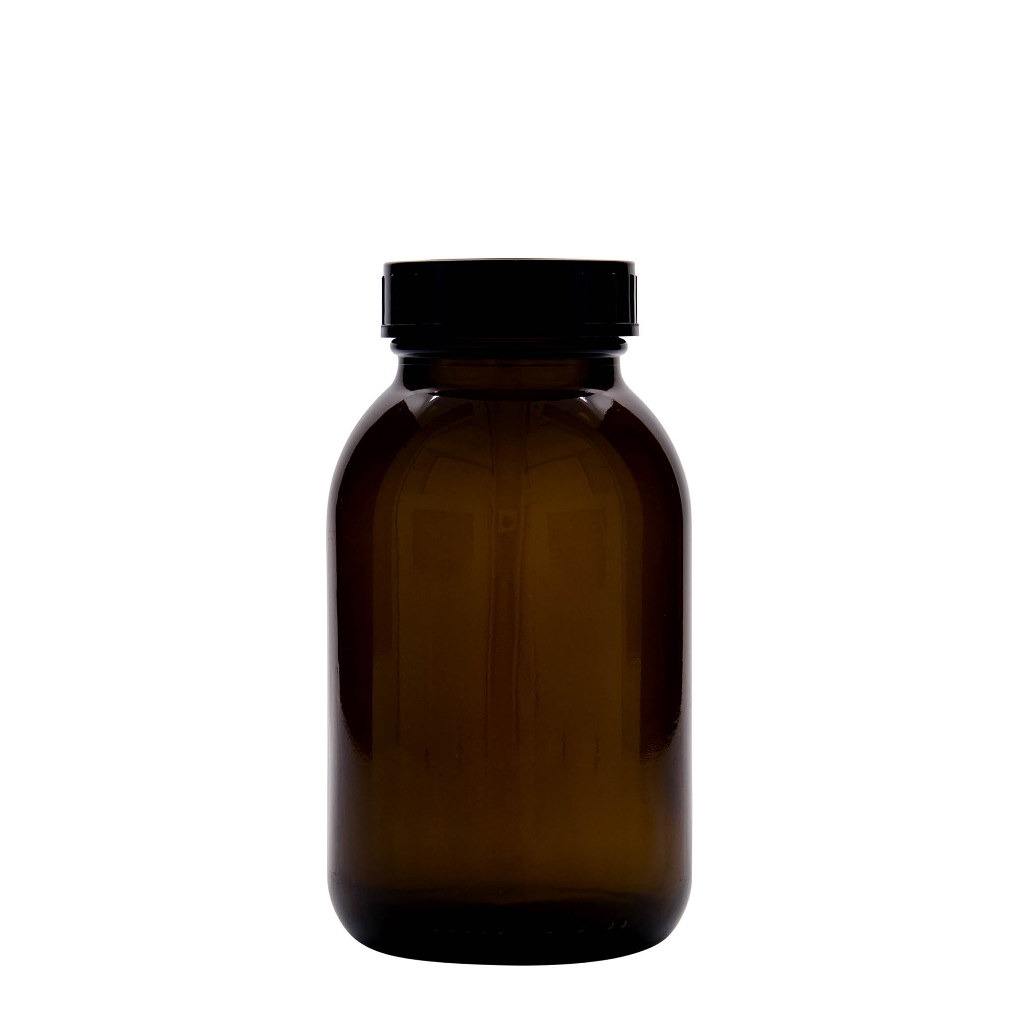 Βάζο με φαρδύ λαιμό 500 ml, καφέ, στόμιο: DIN 55 Βάζο με φαρδύ λαιμό 500 ml, καφέ, στόμιο: DIN 55