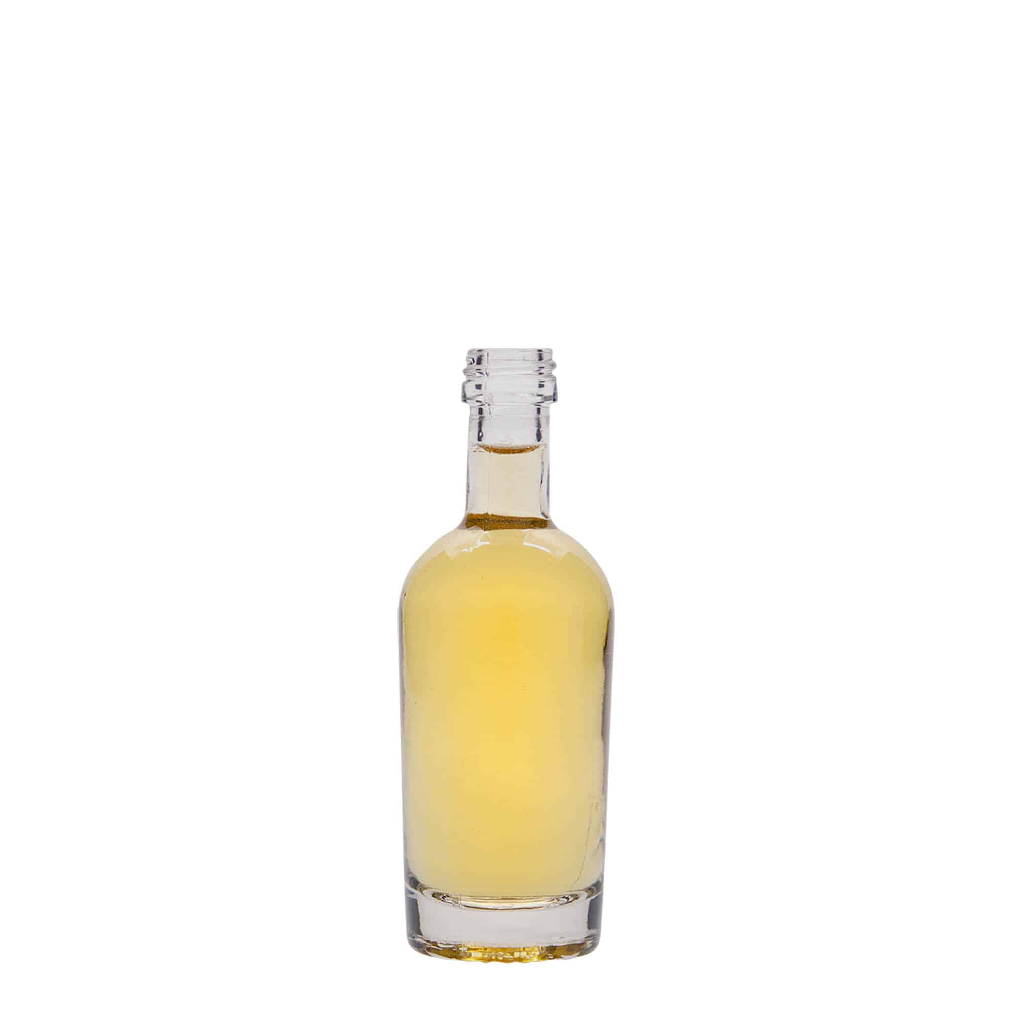 Γυάλινο μπουκάλι 'Pepe' 50 ml, στόμιο: PP 18