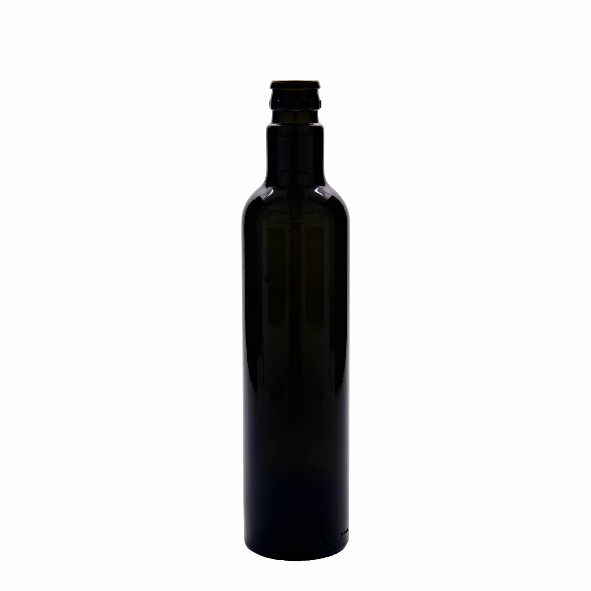 Μπουκάλι για ξίδι/λάδι 'Willy New' 500 ml, γυάλινο, πράσινο αντικέ, στόμιο: DOP Μπουκάλι για ξίδι/λάδι 'Willy New' 500 ml, γυάλινο, πράσινο αντικέ, στόμιο: DOP