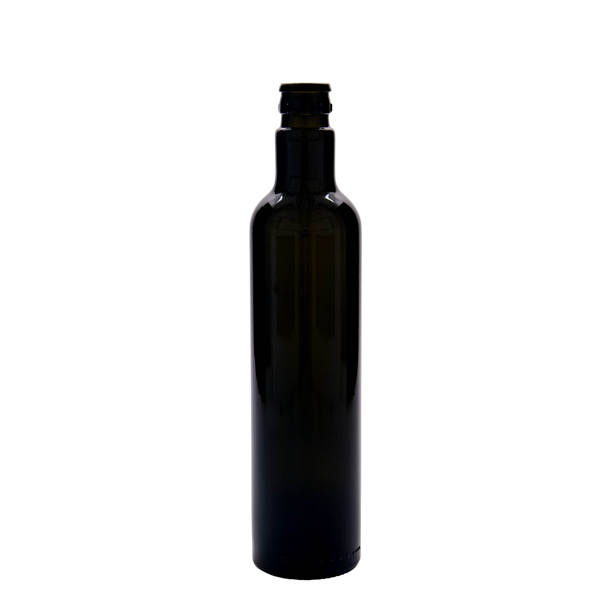 Μπουκάλι για ξίδι/λάδι 'Willy New' 500 ml, γυάλινο, πράσινο αντικέ, στόμιο: DOP