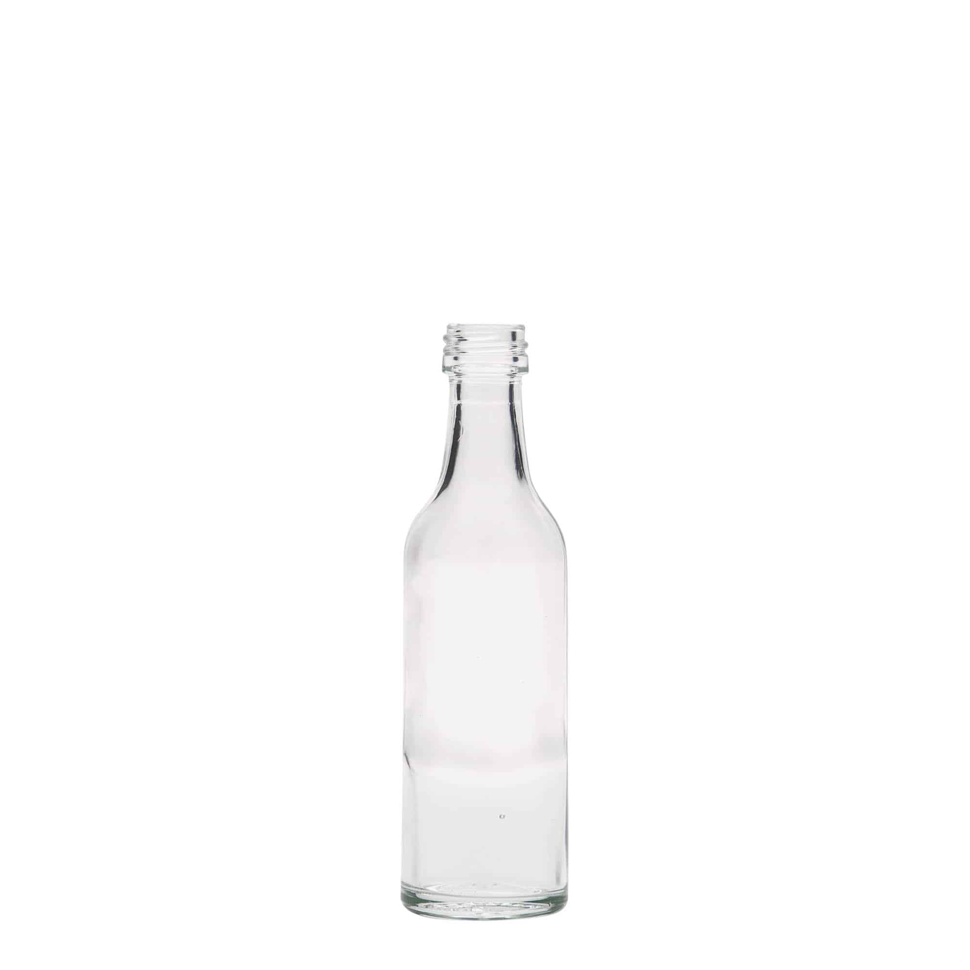 50 ml γυάλινο μπουκάλι με ίσιο λαιμό, στόμιο: PP 18