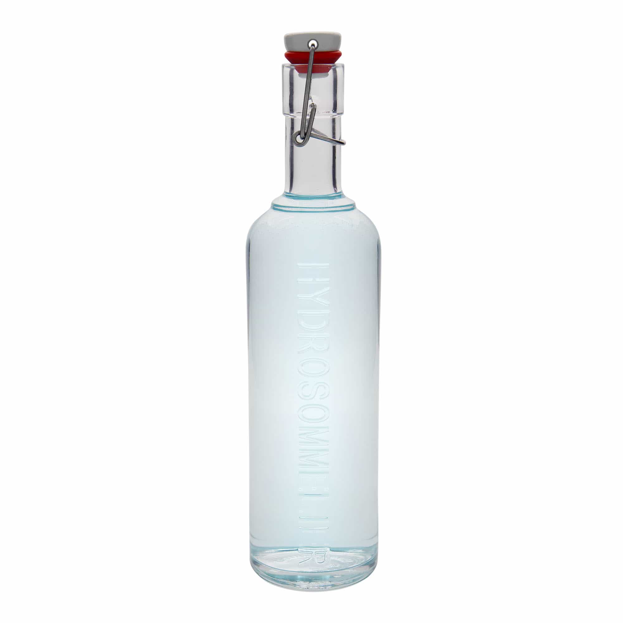 1.000 ml γυάλινο μπουκάλι 'Optima Hydrosommelier', στόμιο: κλείσιμο με μεταλλικό κλιπ