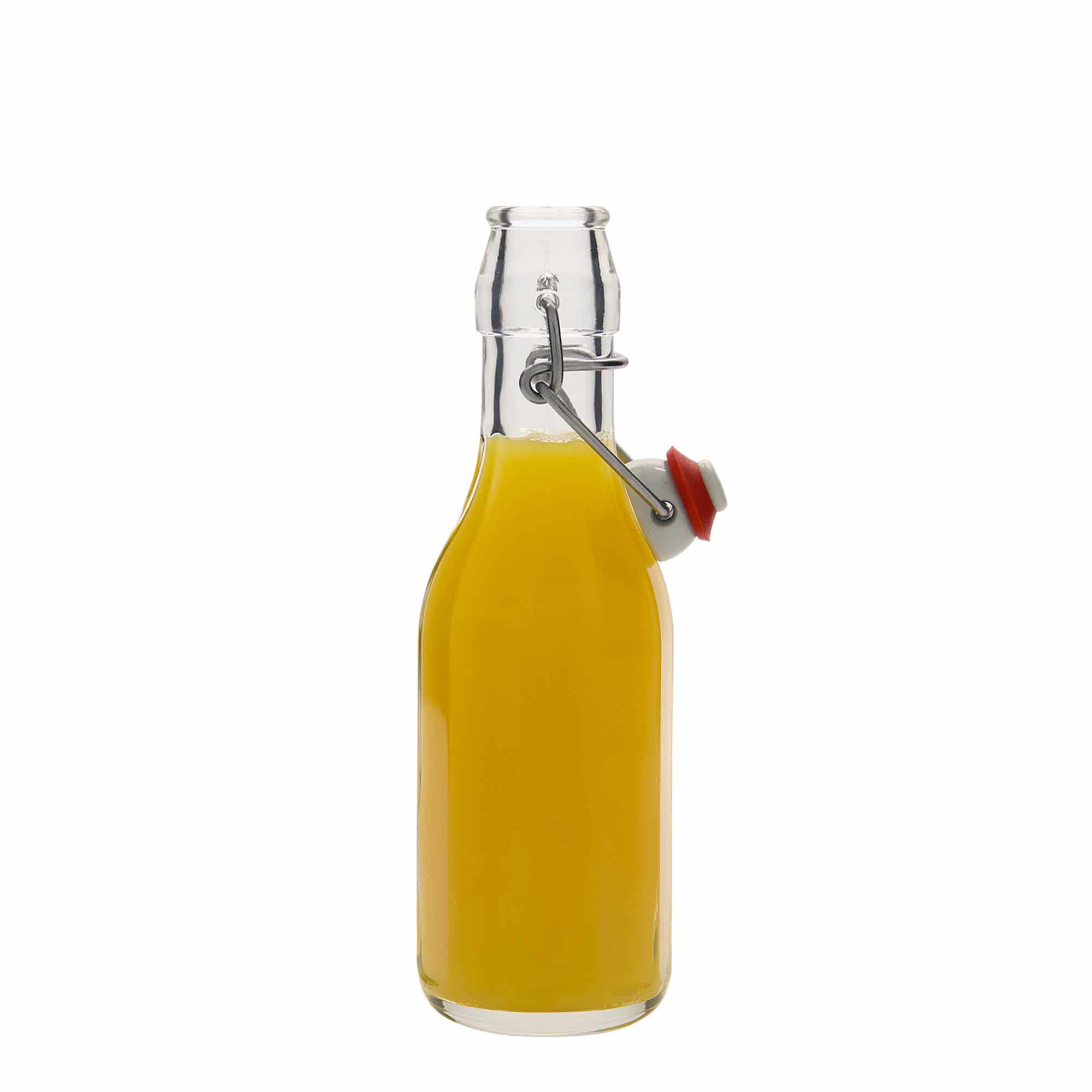 Γυάλινο μπουκάλι 'Bravo' 250 ml, δεκάγωνο, στόμιο: μηχανικό πώμα