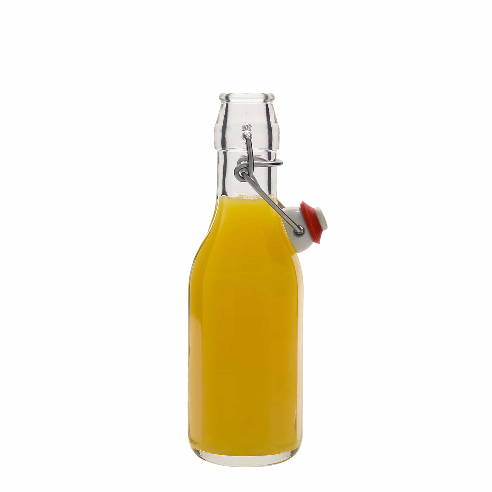 Γυάλινο μπουκάλι 'Bravo' 250 ml, δεκάγωνο, στόμιο: μηχανικό πώμα