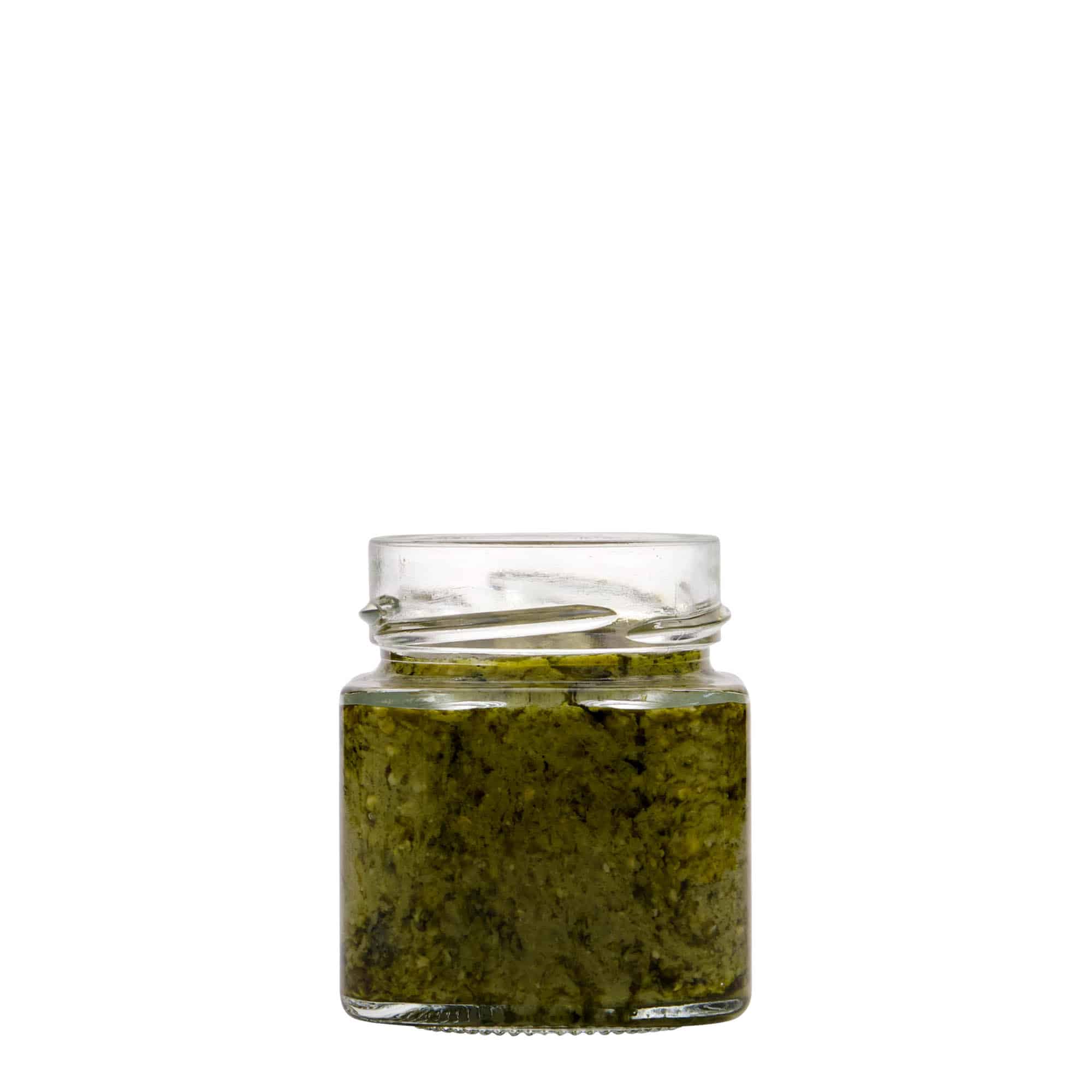 Τετράγωνο βάζο 'Funny' 156 ml, στόμιο: deep twist-off (DTO 58) Τετράγωνο βάζο 'Funny' 156 ml, στόμιο: deep twist-off (DTO 58)