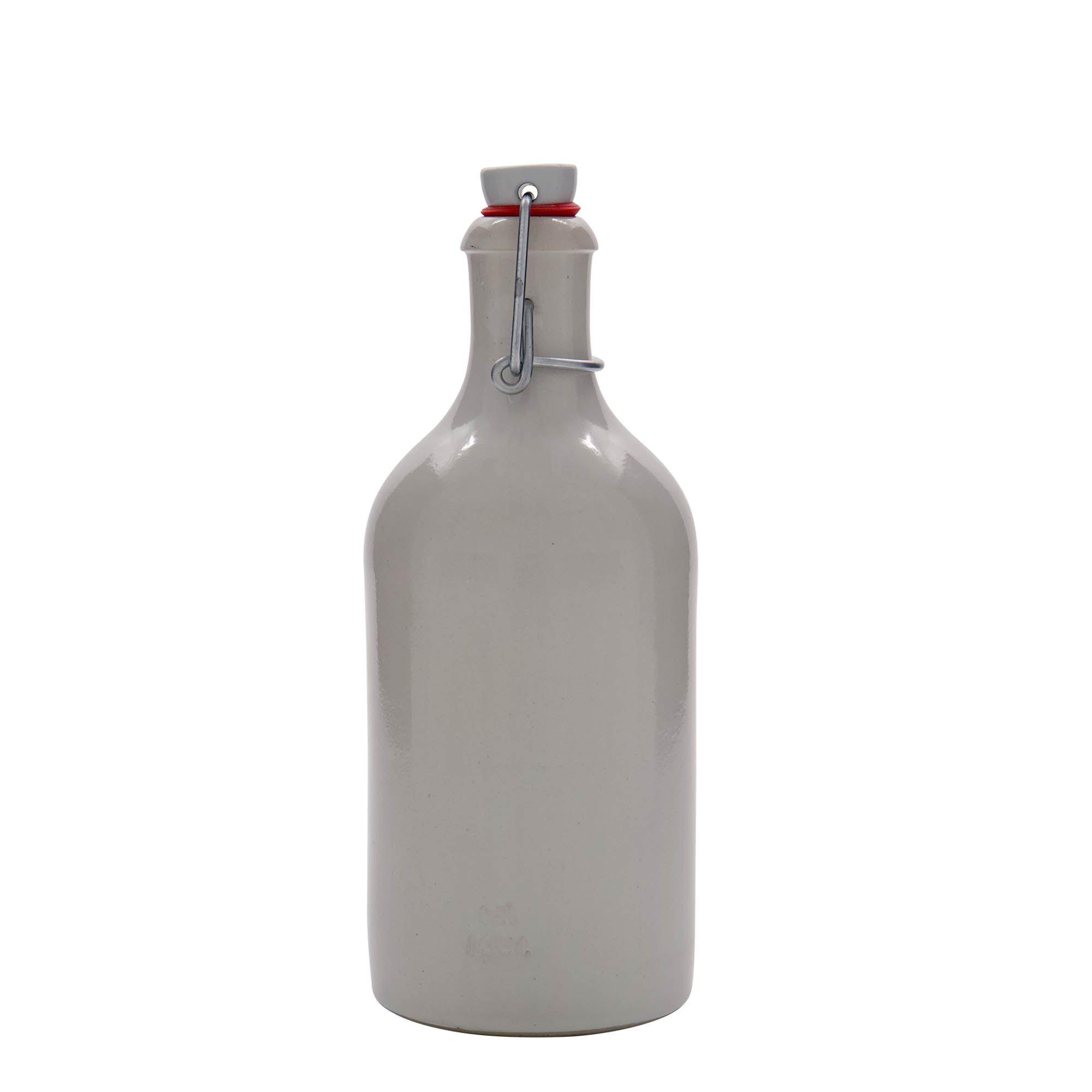 Κεραμικό μπουκάλι 500 ml, κεραμικό, λευκό, στόμιο: φελλός