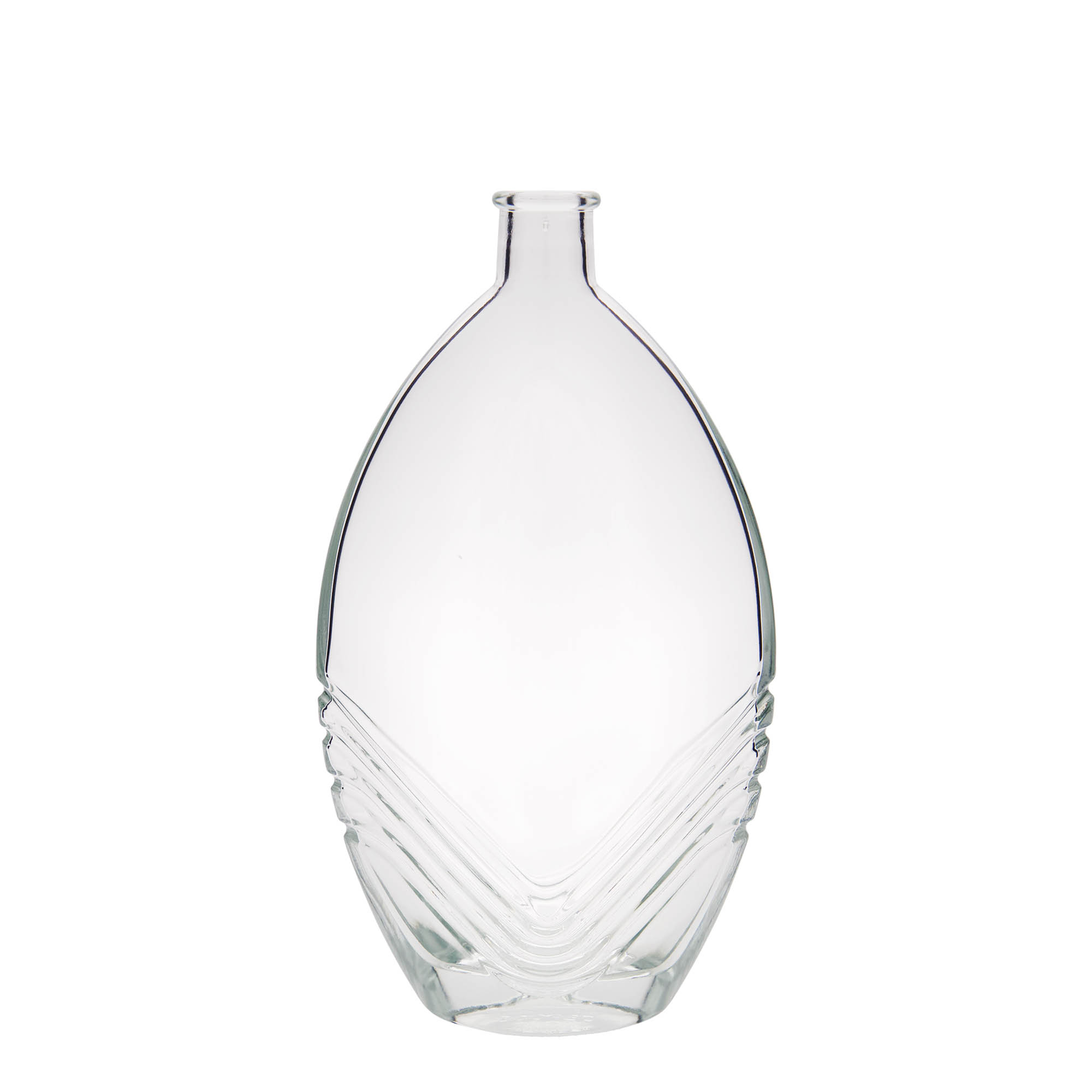 Γυάλινο μπουκάλι 'Florence' 500 ml, οβάλ, στόμιο: φελλός