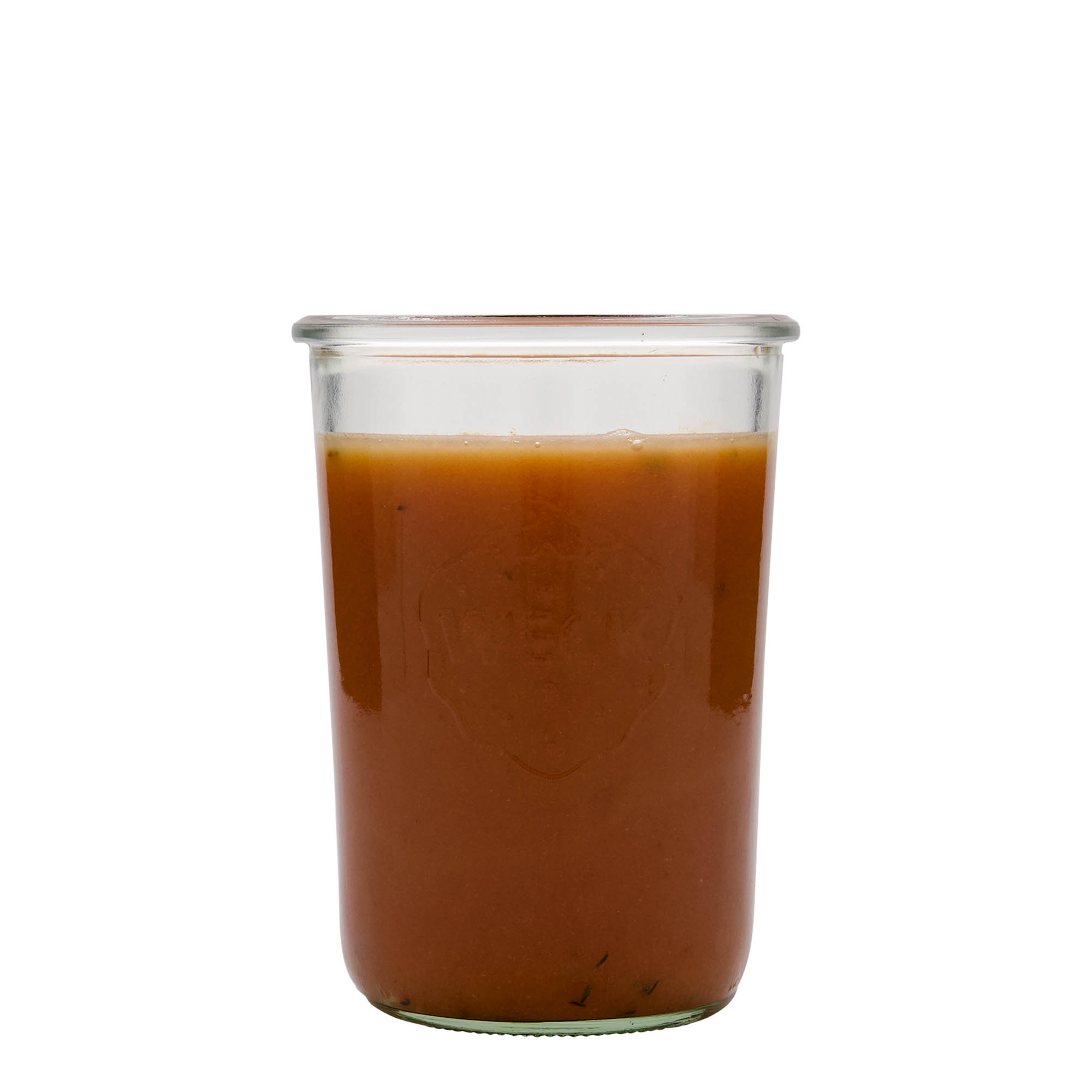 850 ml WECK-Βάζο με καπάκι, Άνοιγμα: Στρογγυλή άκρη
