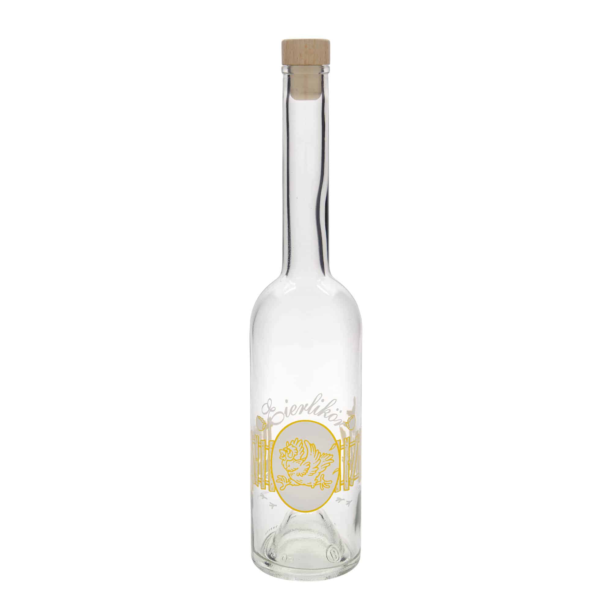 Γυάλινο μπουκάλι 'Opera' 500 ml, σχέδιο: λικέρ advocaat, στόμιο: φελλός