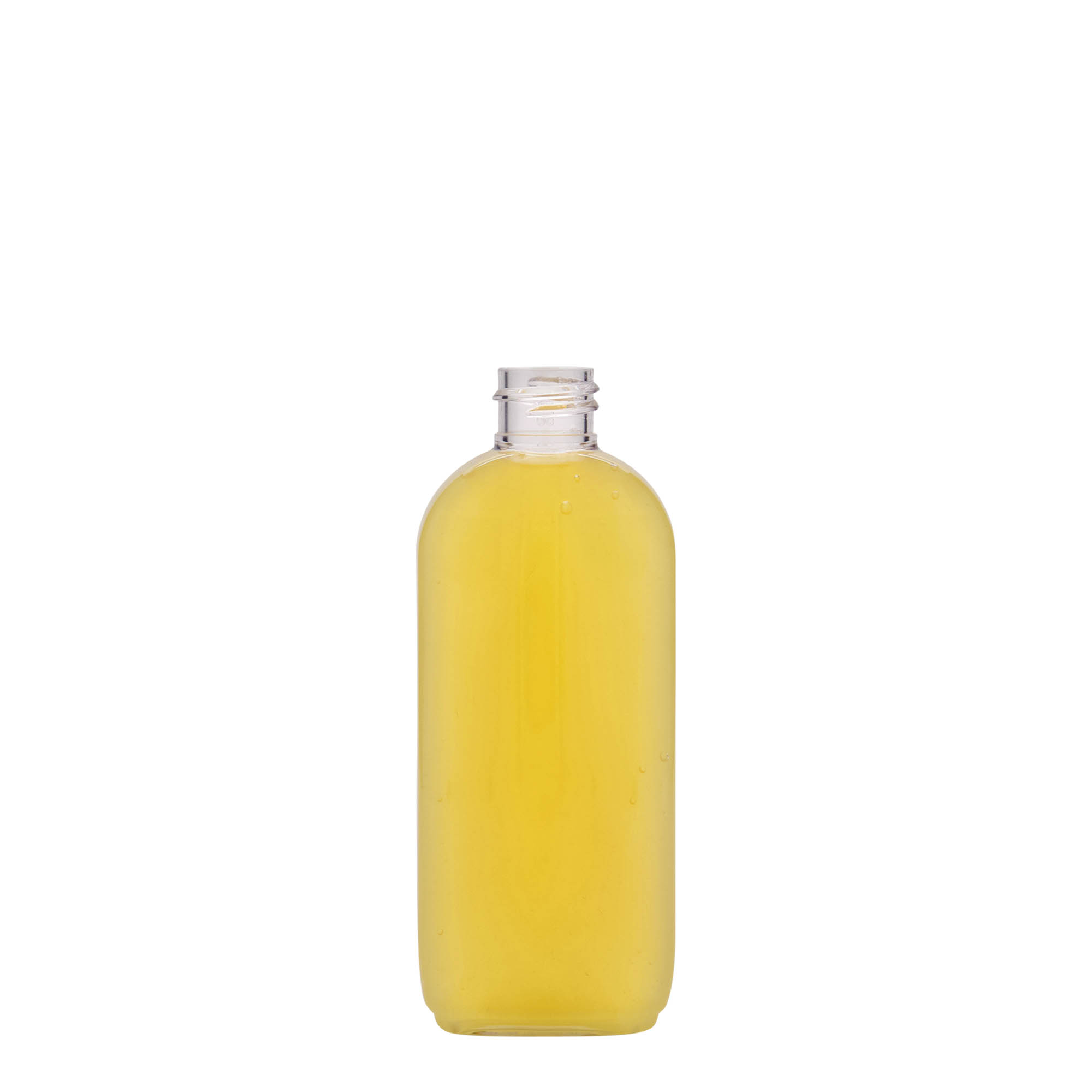 Μπουκάλι PET 'Iris' 100 ml, οβάλ, πλαστικό, στόμιο: GPI 20/410 Μπουκάλι PET 'Iris' 100 ml, οβάλ, πλαστικό, στόμιο: GPI 20/410