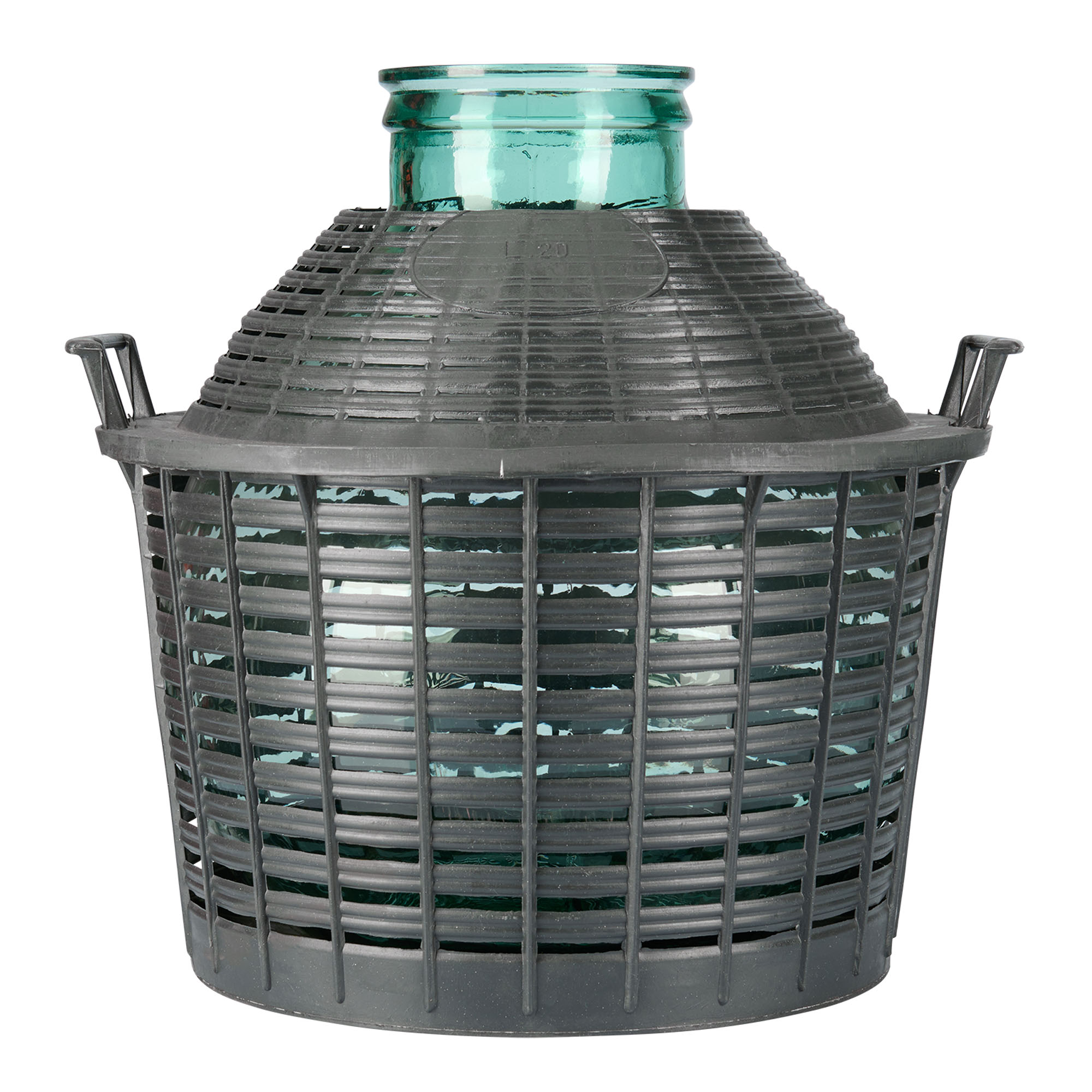 Νταμιτζάνα 20 l με φαρδύ λαιμό, γυάλινη, στόμιο: χωνευτό πώμα Νταμιτζάνα 20 l με φαρδύ λαιμό, γυάλινη, στόμιο: χωνευτό πώμα