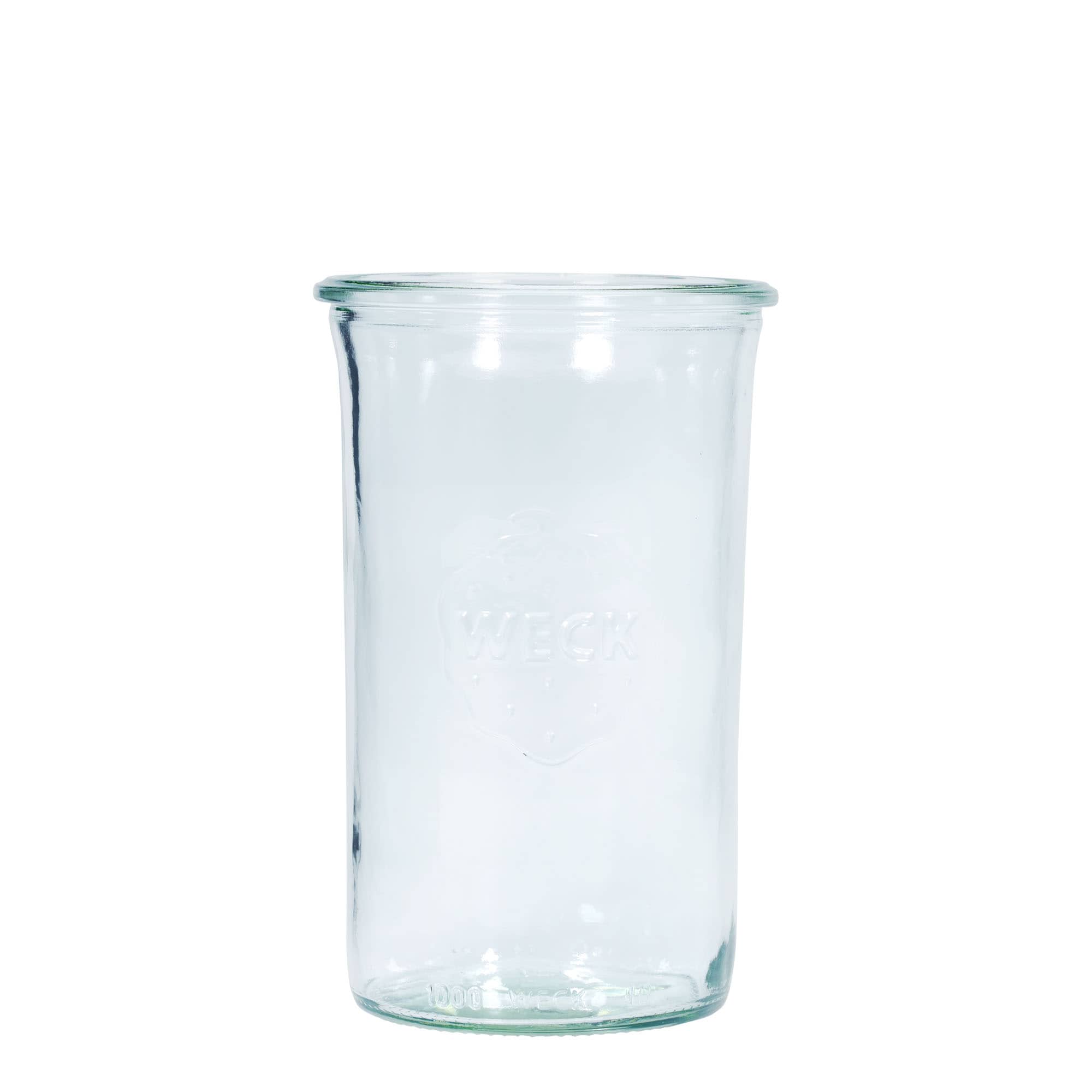 Κυλινδρικό βάζο WECK 1.000 ml, στόμιο: στρογγυλεμένο χείλος