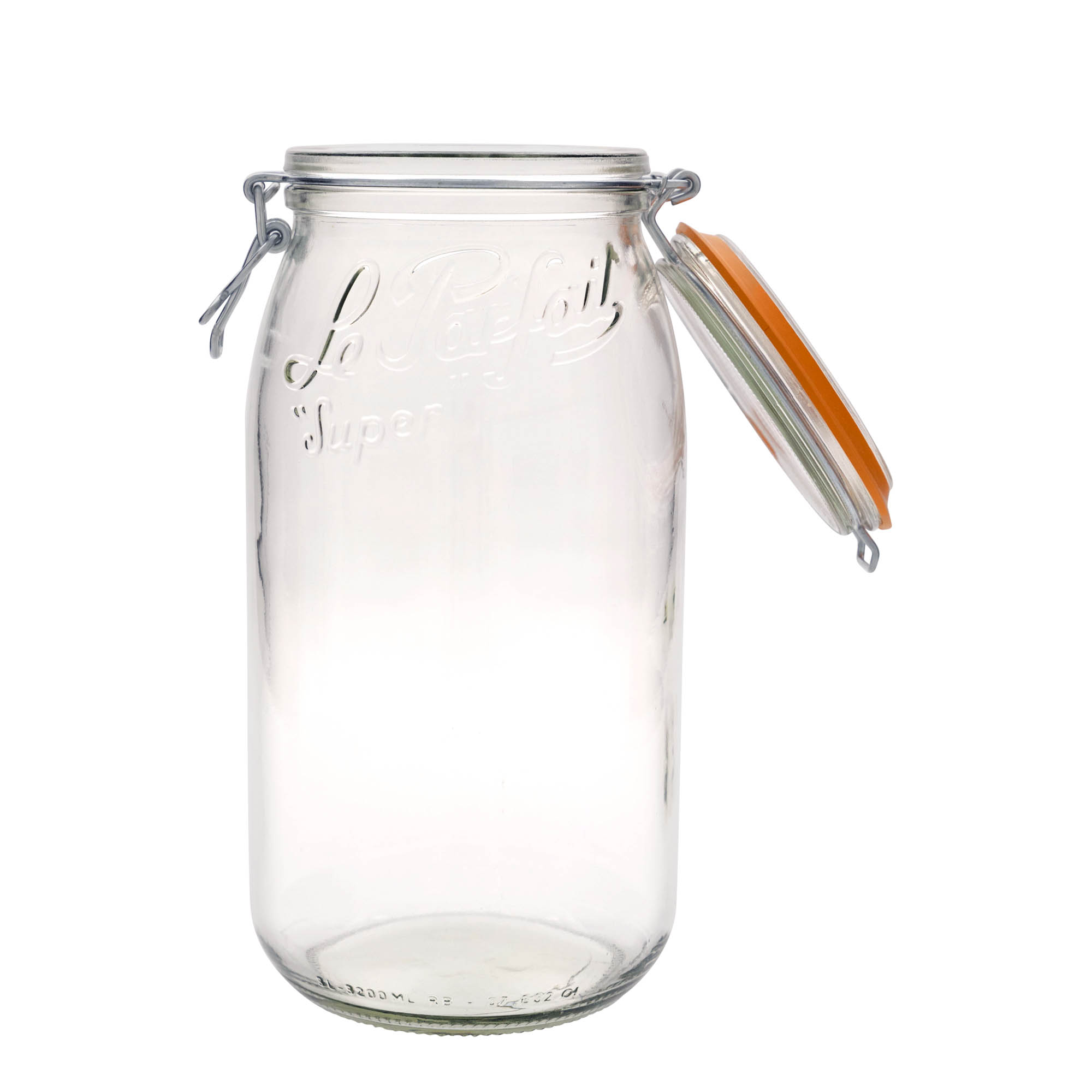 Βάζο με καπάκι με κλιπ 'Le Parfait Super Bocal' 3.000 ml, στόμιο: καπάκι με κλιπ Βάζο με καπάκι με κλιπ 'Le Parfait Super Bocal' 3.000 ml, στόμιο: καπάκι με κλιπ