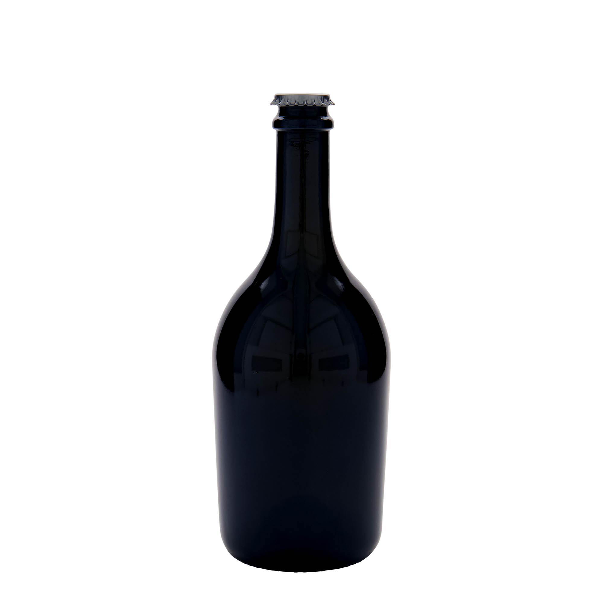 Μπουκάλι μπύρας/σαμπάνιας 'Butterfly' 750 ml, γυάλινο, πράσινο αντικέ, στόμιο: μεταλλική τάπα