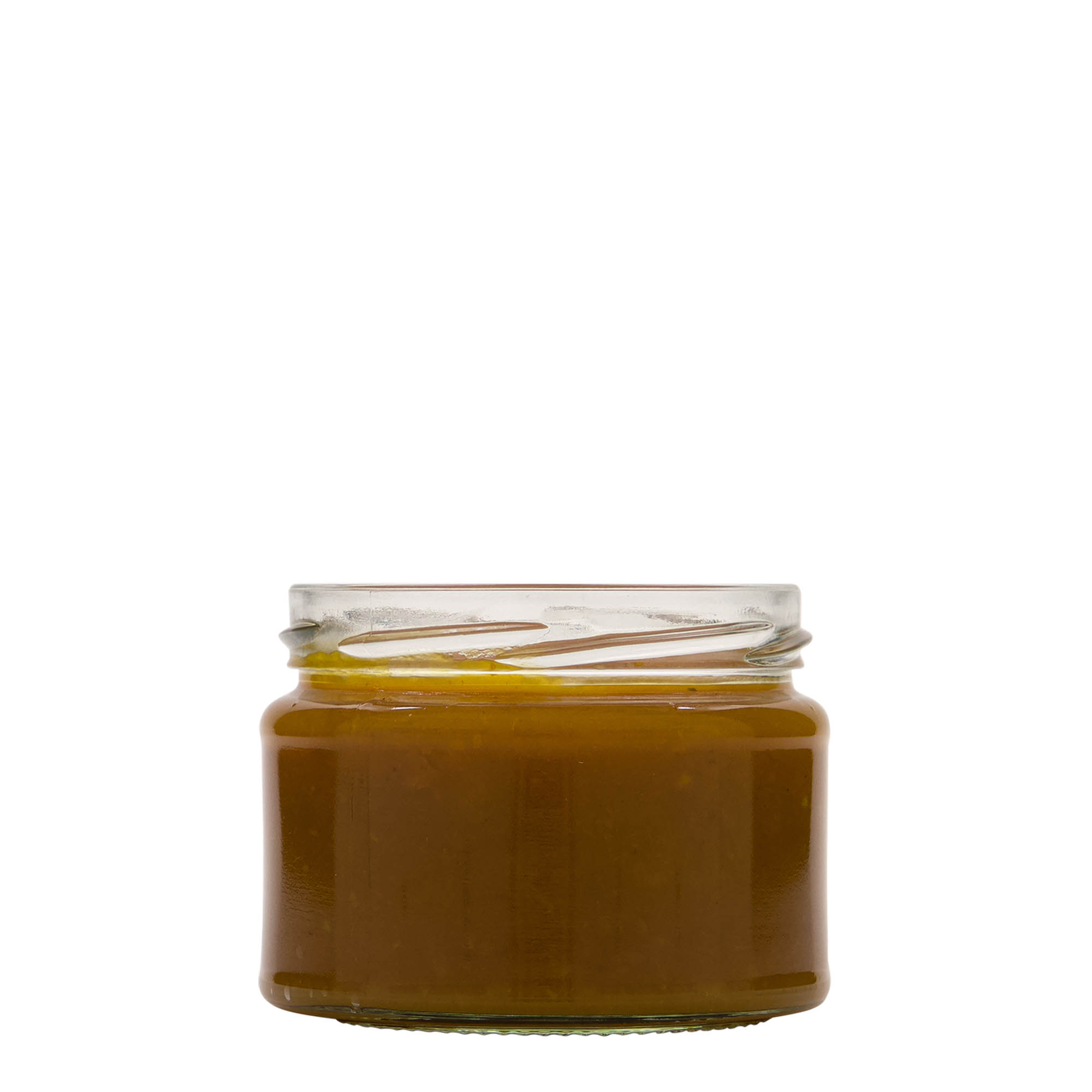Στρογγυλό βάζο με επίπεδο στόμιο 282 ml, στόμιο: twist-off (TO 82) Στρογγυλό βάζο με επίπεδο στόμιο 282 ml, στόμιο: twist-off (TO 82)