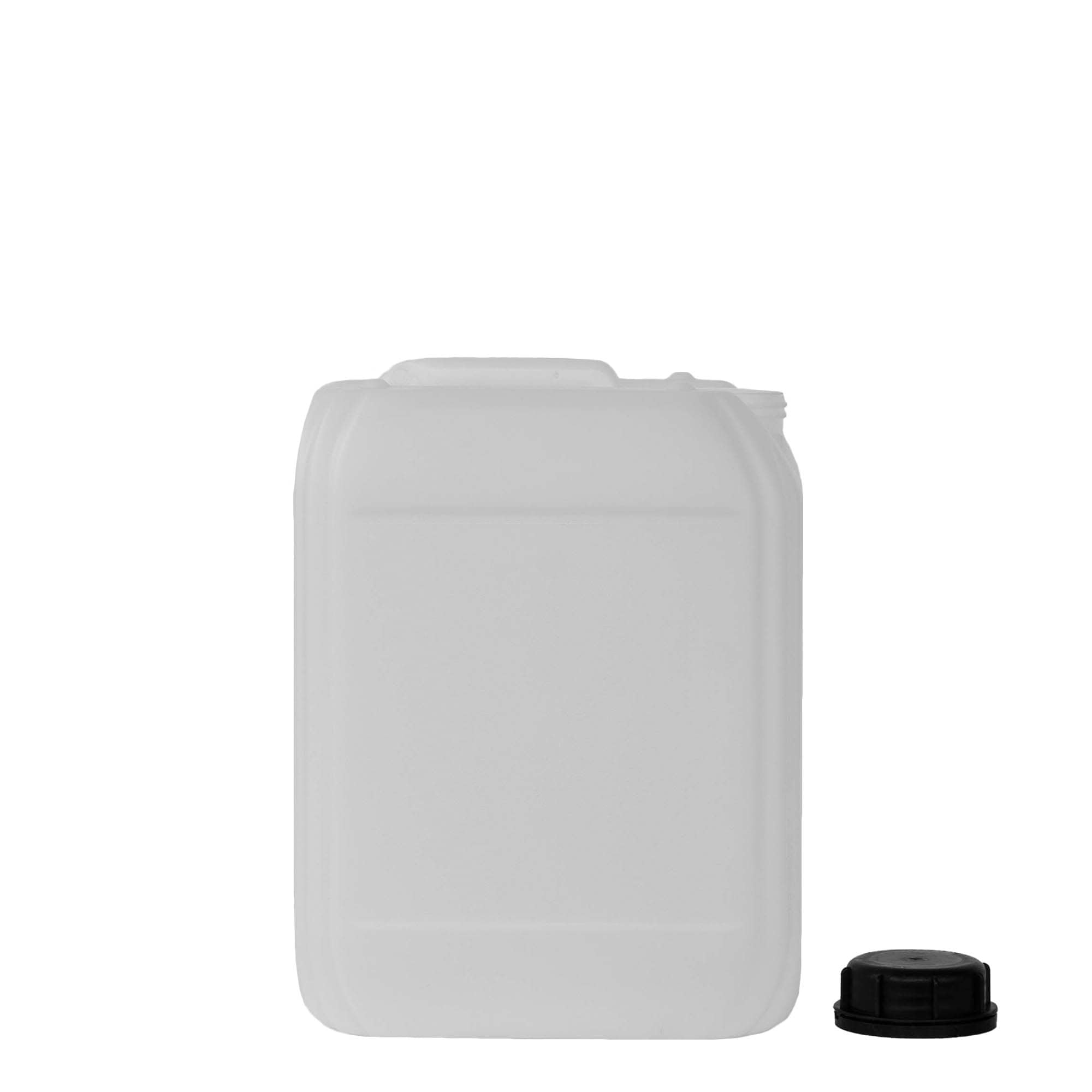 10 l κανίστα, ορθογώνια, πλαστικό HDPE, φυσικό, στόμιο: ND 55