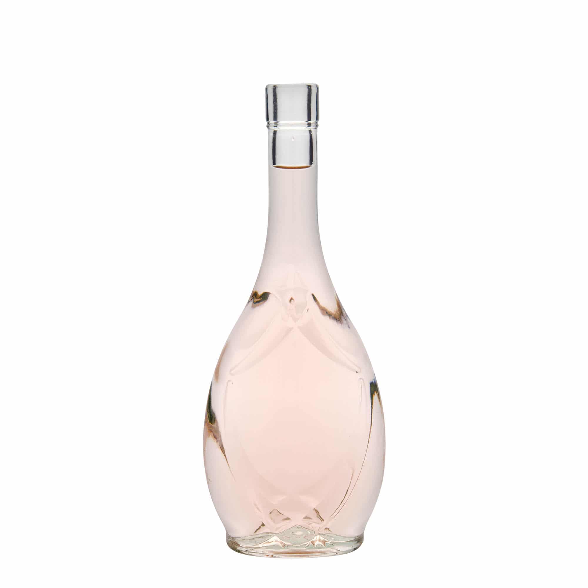 Γυάλινο μπουκάλι 'Saragossa' 500 ml, οβάλ, στόμιο: φελλός