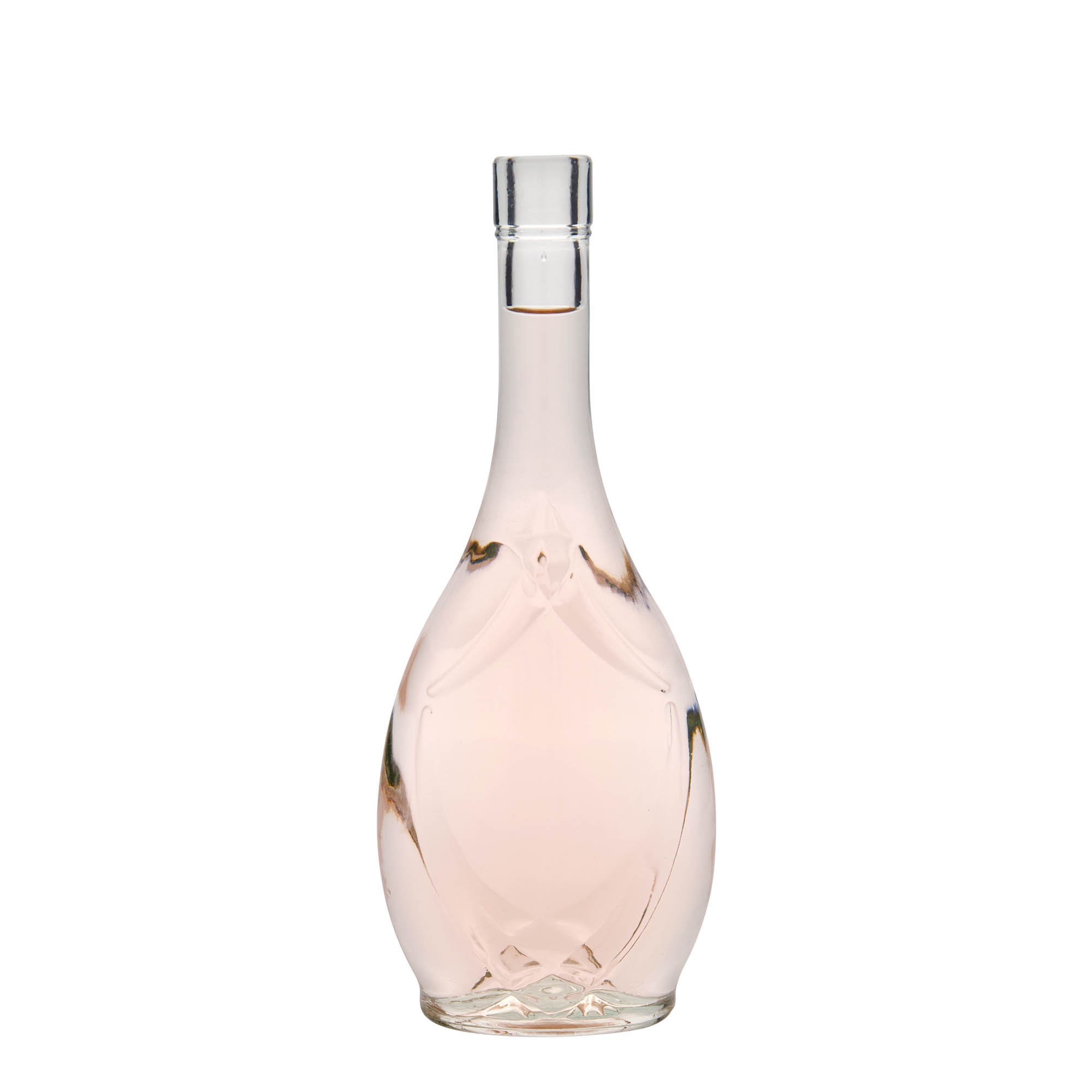Γυάλινο μπουκάλι 'Saragossa' 500 ml, οβάλ, στόμιο: φελλός