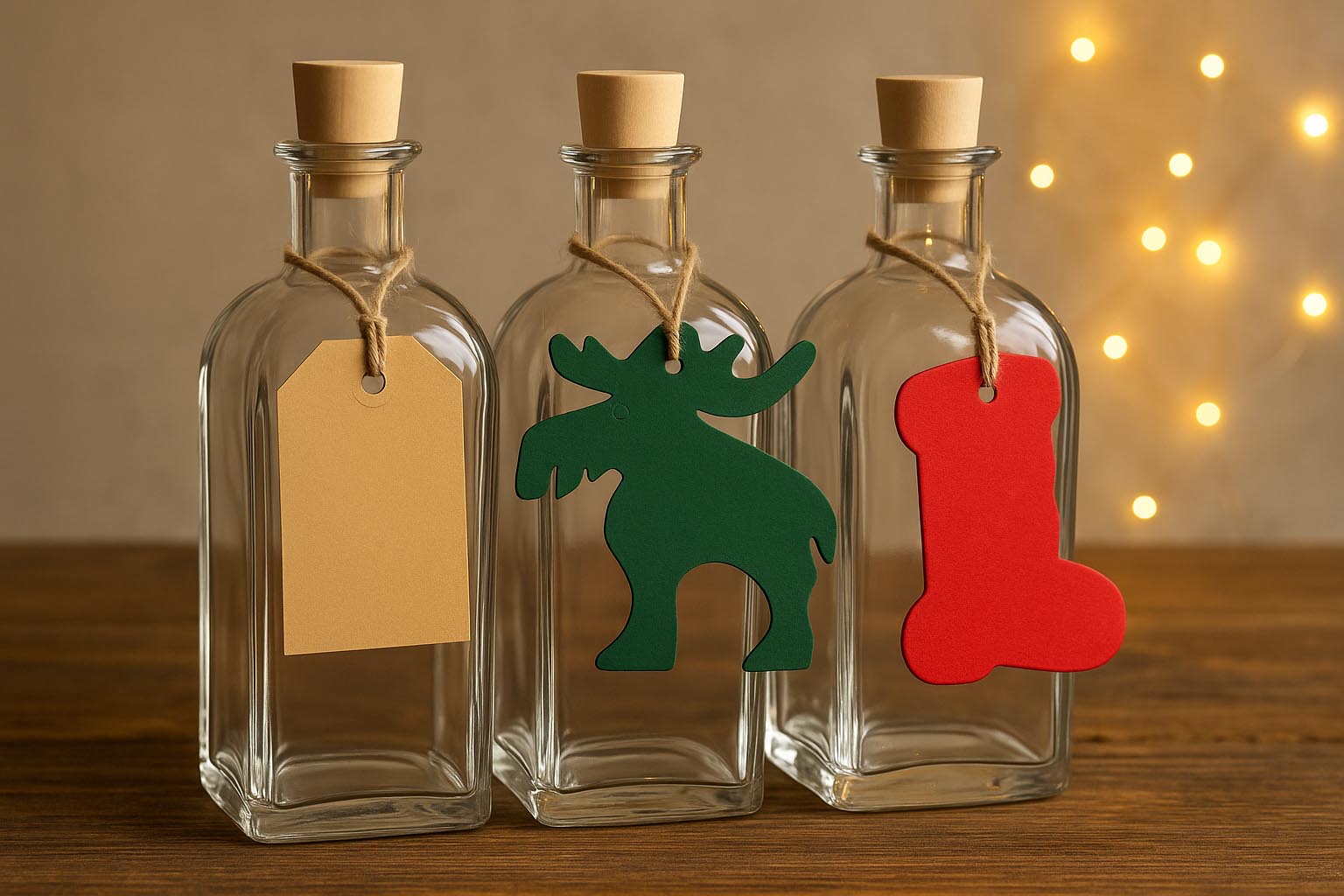 Ορθογώνιο καρτελάκι, καφέ Ορθογώνιο καρτελάκι, καφέ