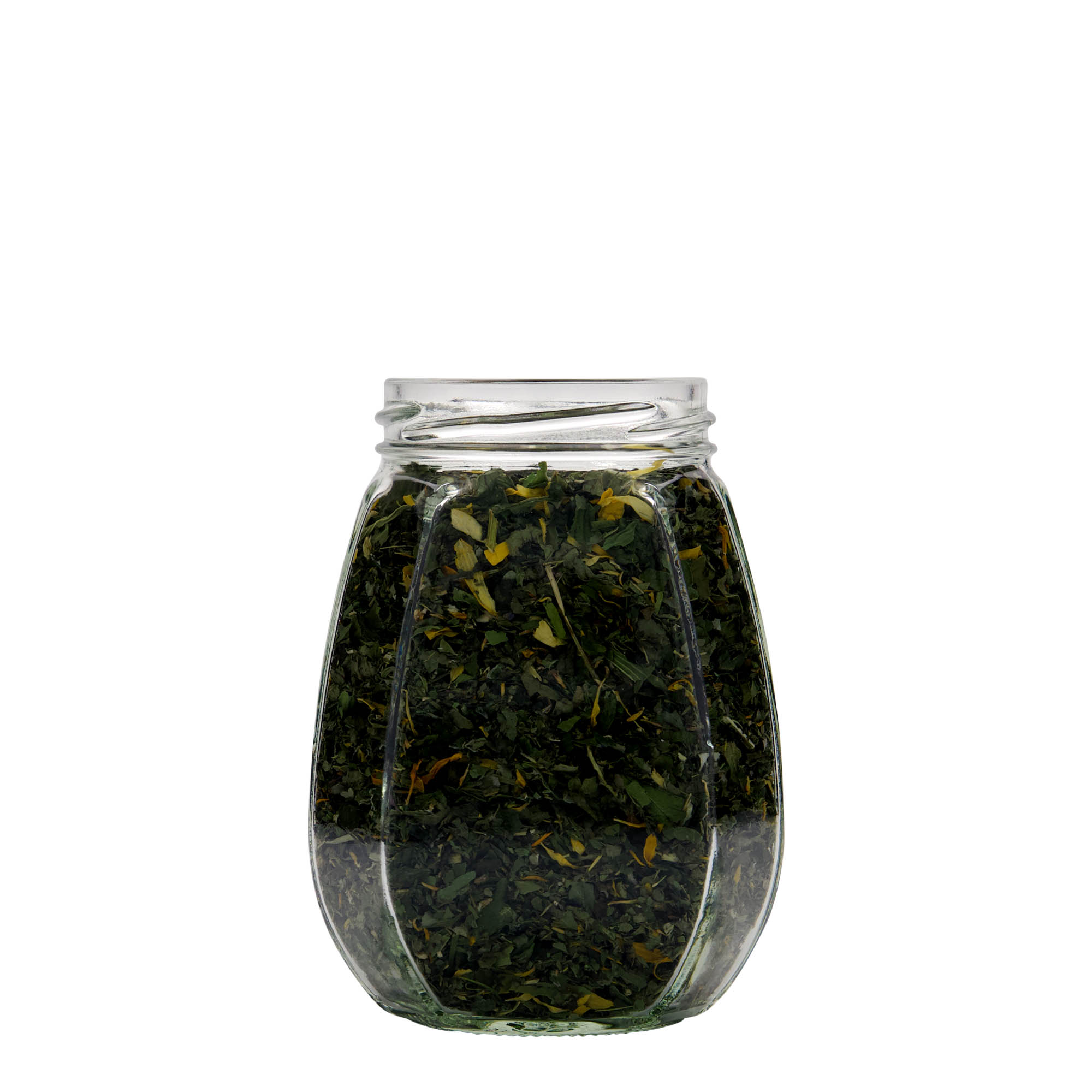 Διακοσμητικό βάζο 385 ml, εξάγωνο, στόμιο: twist-off (TO 63) Διακοσμητικό βάζο 385 ml, εξάγωνο, στόμιο: twist-off (TO 63)