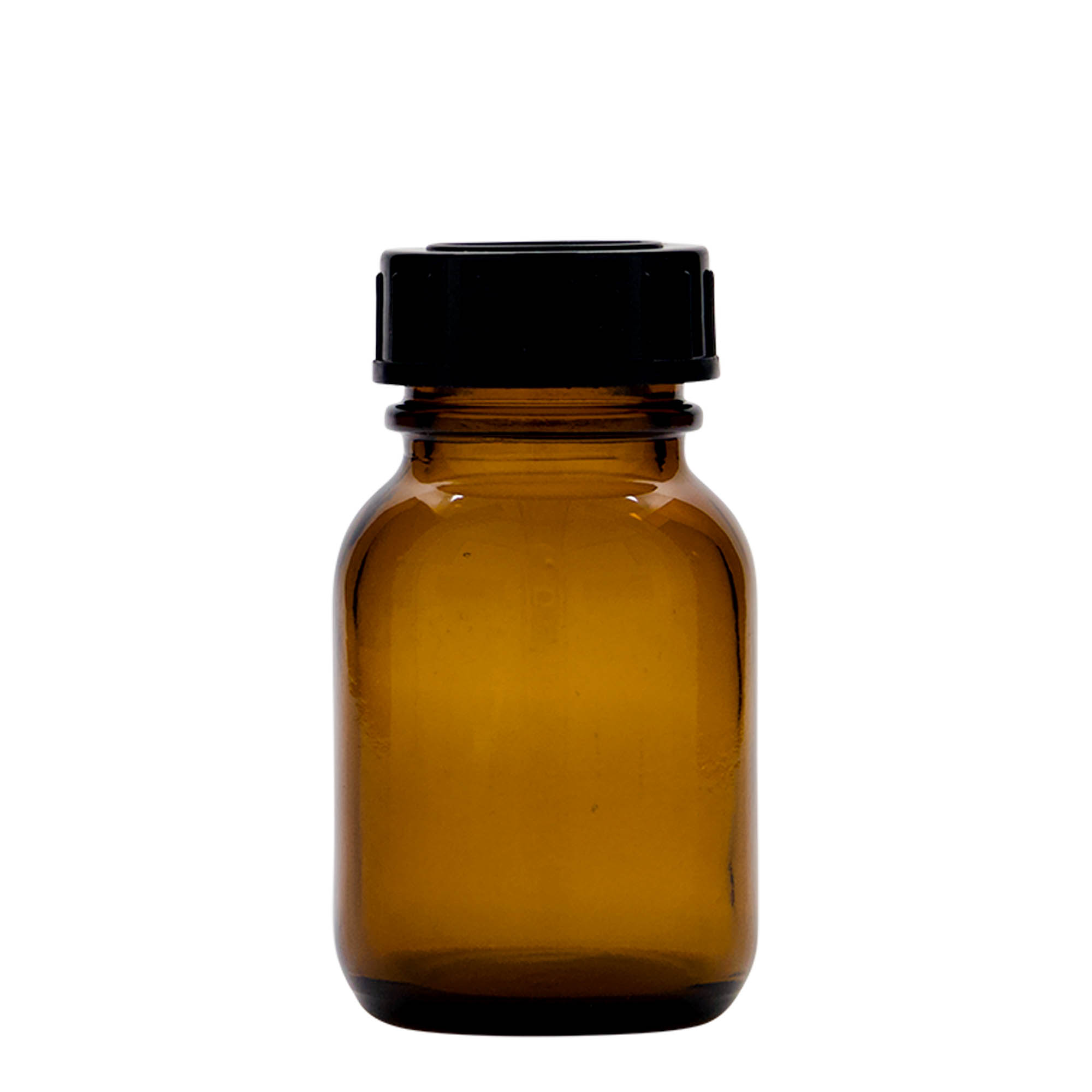 Βάζο με φαρδύ λαιμό 50 ml, καφέ, στόμιο: DIN 32