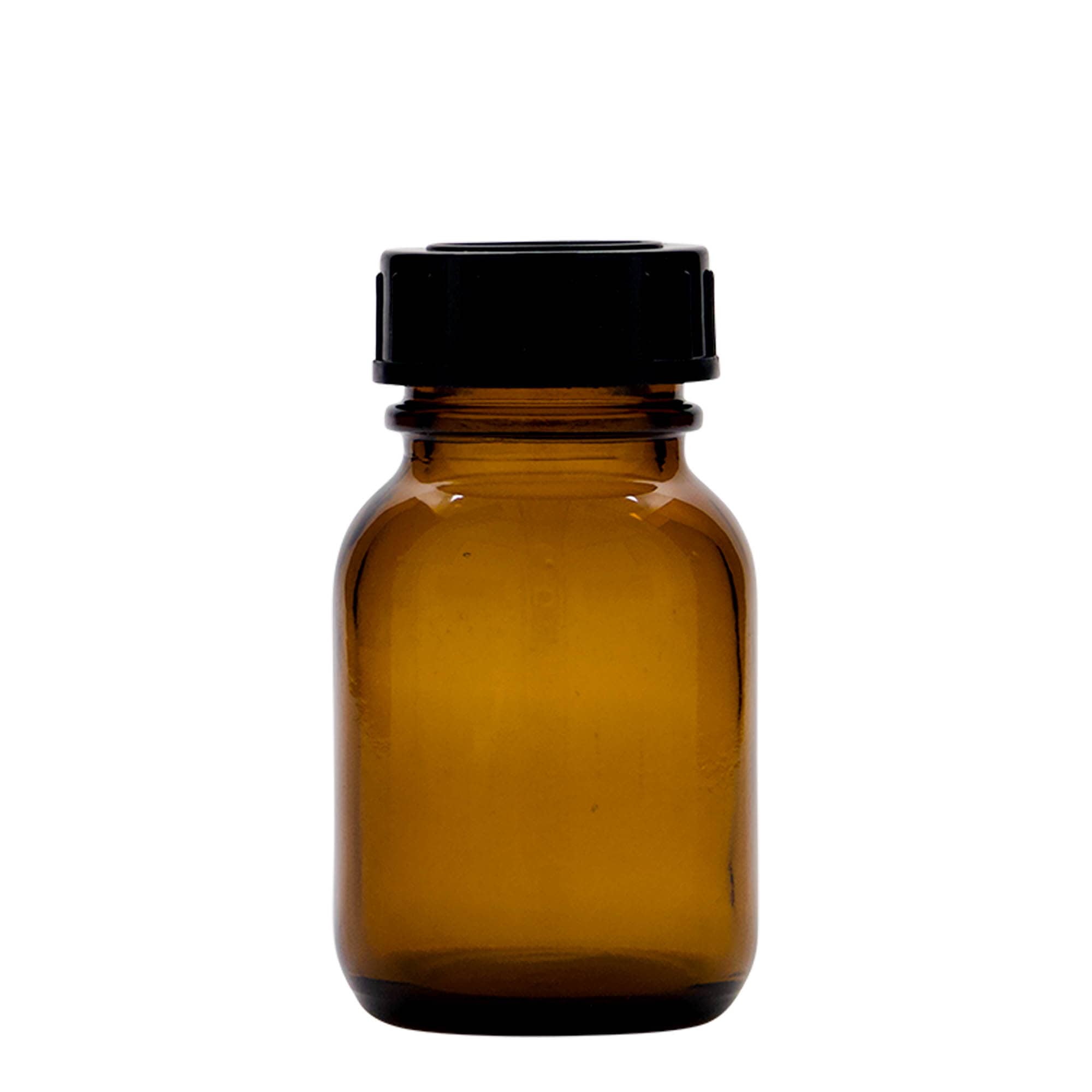 Βάζο με φαρδύ λαιμό 50 ml, καφέ, στόμιο: DIN 32