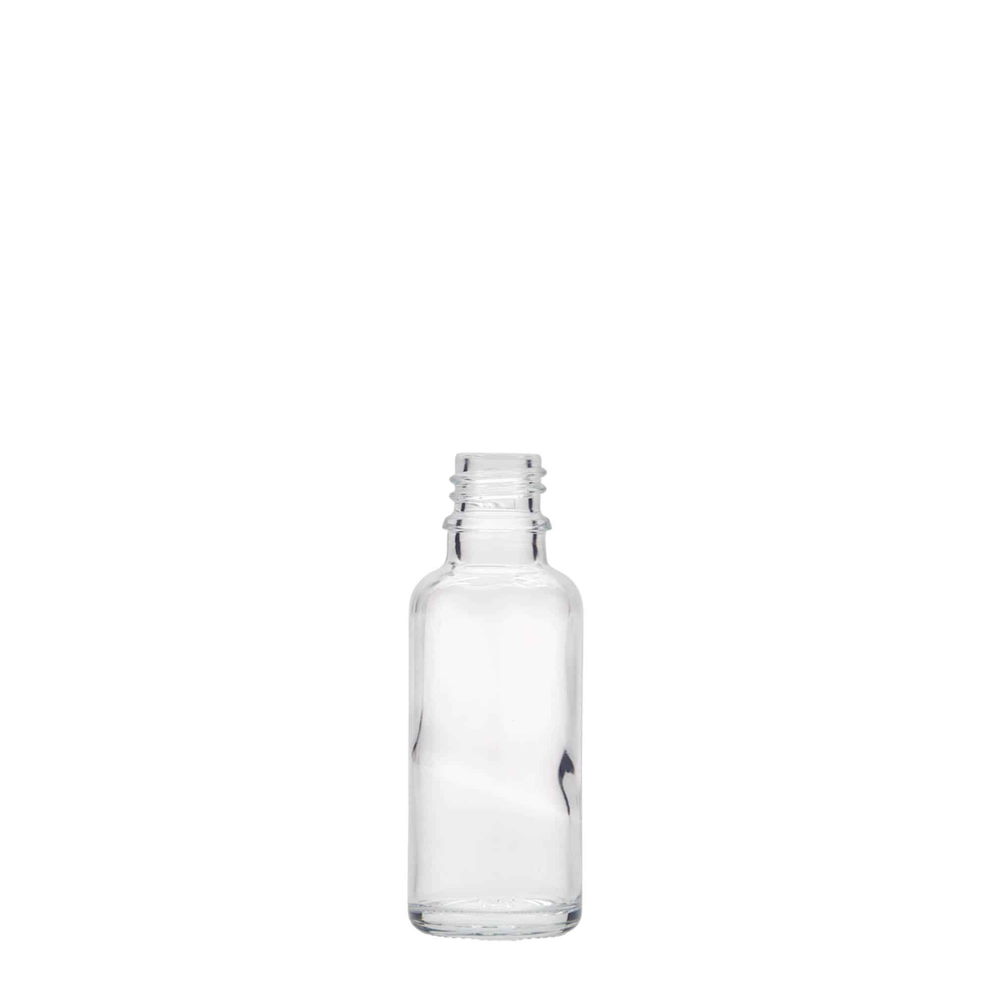 Μπουκάλι φαρμάκου 30 ml, γυάλινο, στόμιο: DIN 18