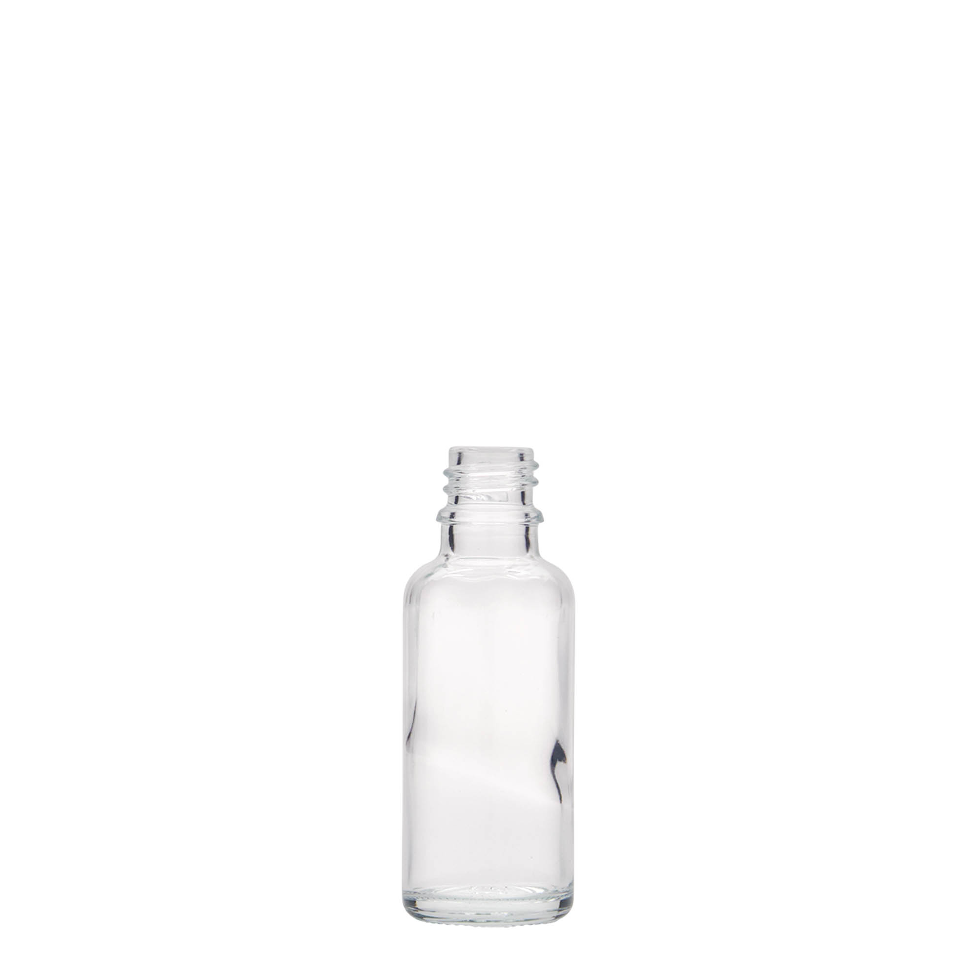Μπουκάλι φαρμάκου 30 ml, γυάλινο, στόμιο: DIN 18