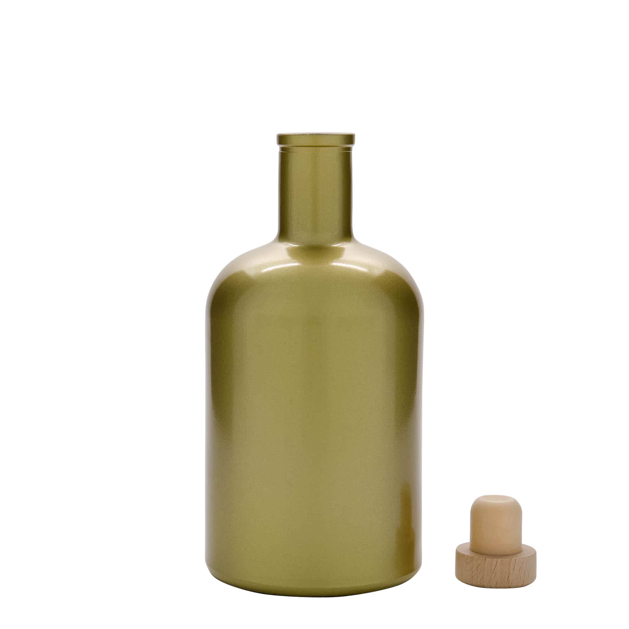 Γυάλινο μπουκάλι 'Gerardino' 700 ml, χρυσό, στόμιο: φελλός