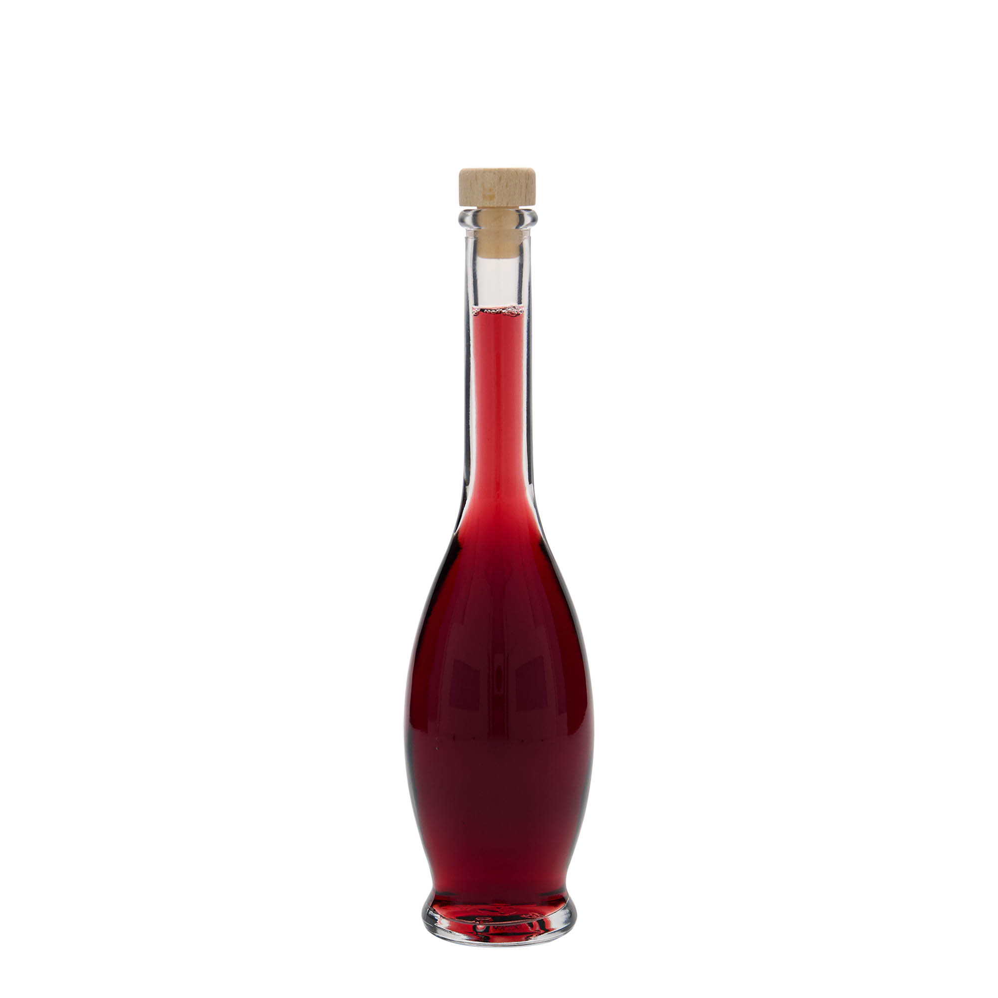 Γυάλινο μπουκάλι 'Gina' 100 ml, στόμιο: φελλός Γυάλινο μπουκάλι 'Gina' 100 ml, στόμιο: φελλός