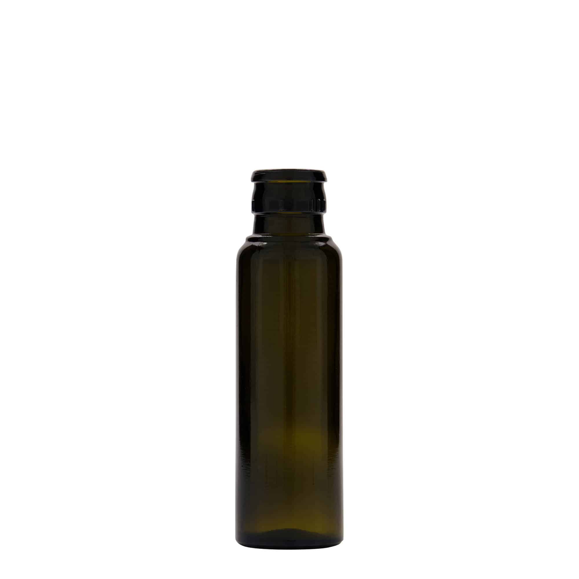 Μπουκάλι για ξίδι/λάδι 'Willy New' 100 ml, γυάλινο, πράσινο αντικέ, στόμιο: DOP Μπουκάλι για ξίδι/λάδι 'Willy New' 100 ml, γυάλινο, πράσινο αντικέ, στόμιο: DOP