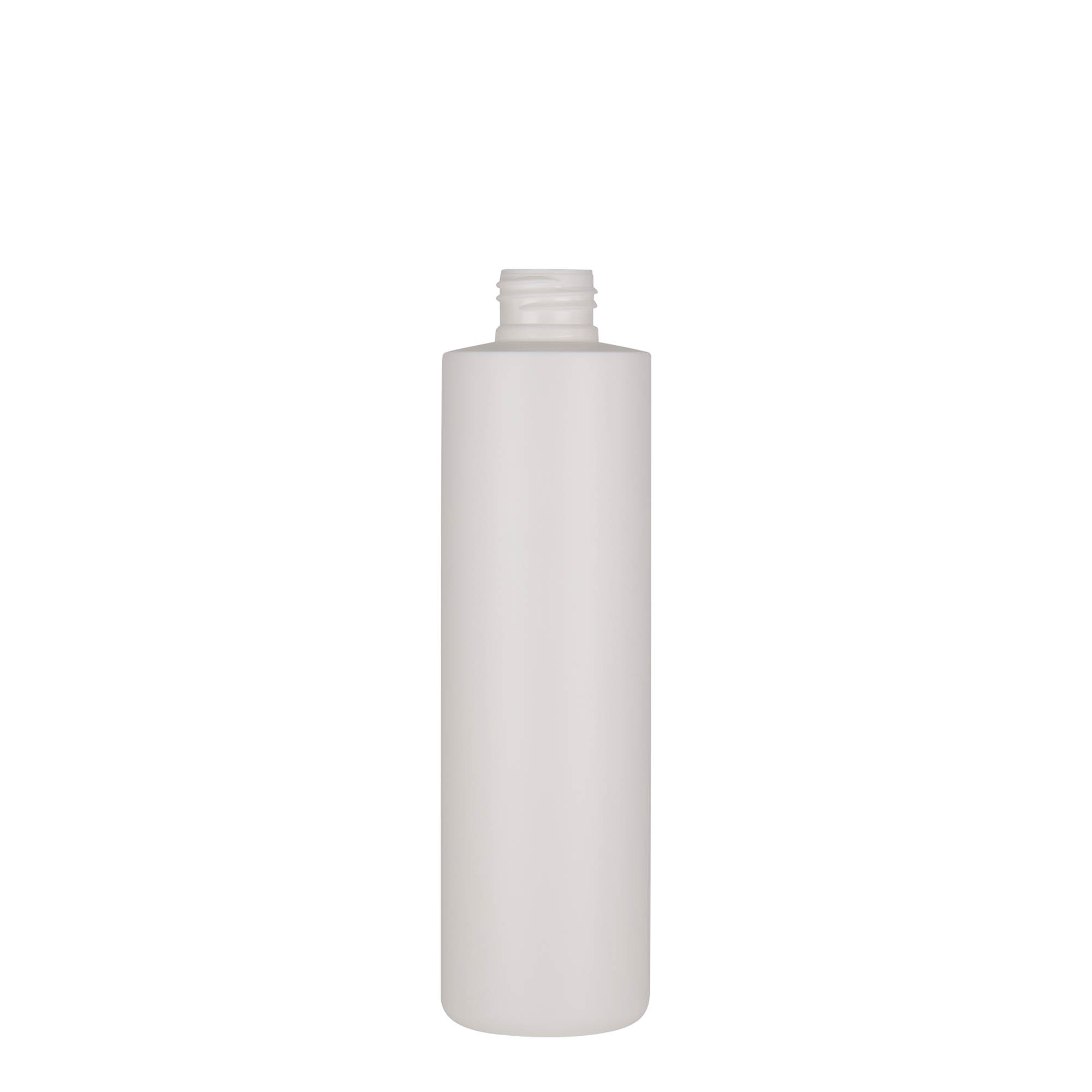 Πλαστικό μπουκάλι 'Pipe' 250 ml, Green HDPE, λευκό, στόμιο: GPI 24/410