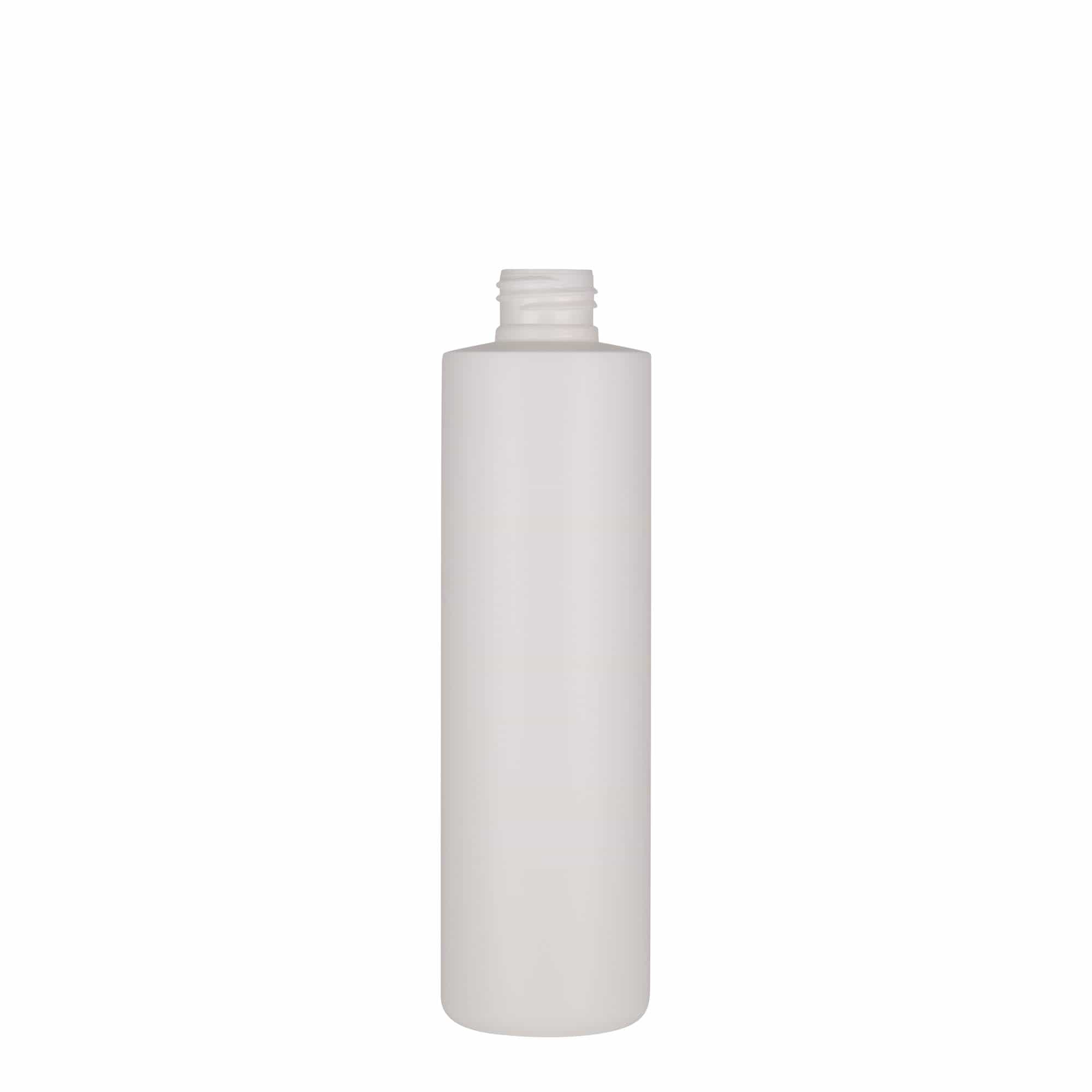 Πλαστικό μπουκάλι 'Pipe' 250 ml, Green HDPE, λευκό, στόμιο: GPI 24/410