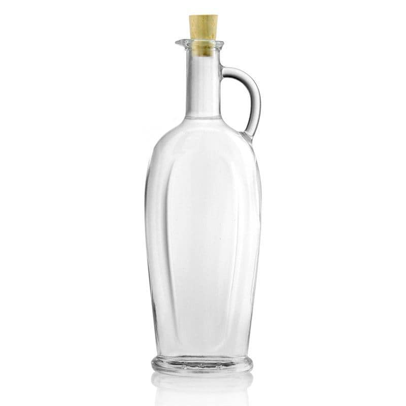Γυάλινο μπουκάλι 'Eleganta' 500 ml, οβάλ, στόμιο: φελλός Γυάλινο μπουκάλι 'Eleganta' 500 ml, οβάλ, στόμιο: φελλός