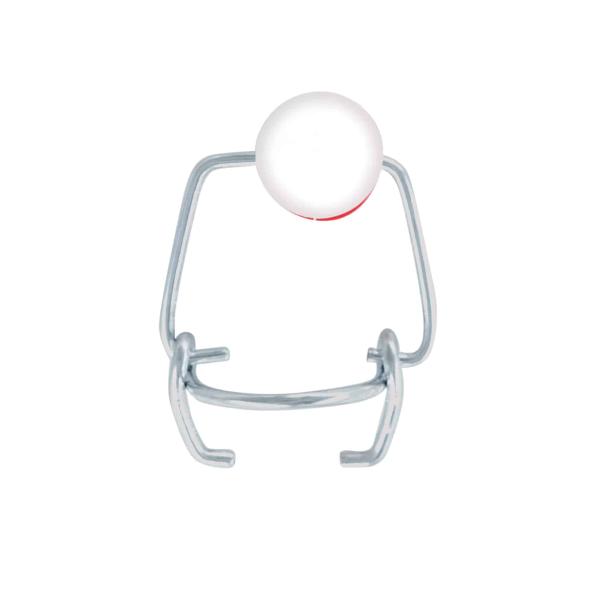 Μικρό μηχανικό πώμα, πλαστικό, κόκκινο-λευκό