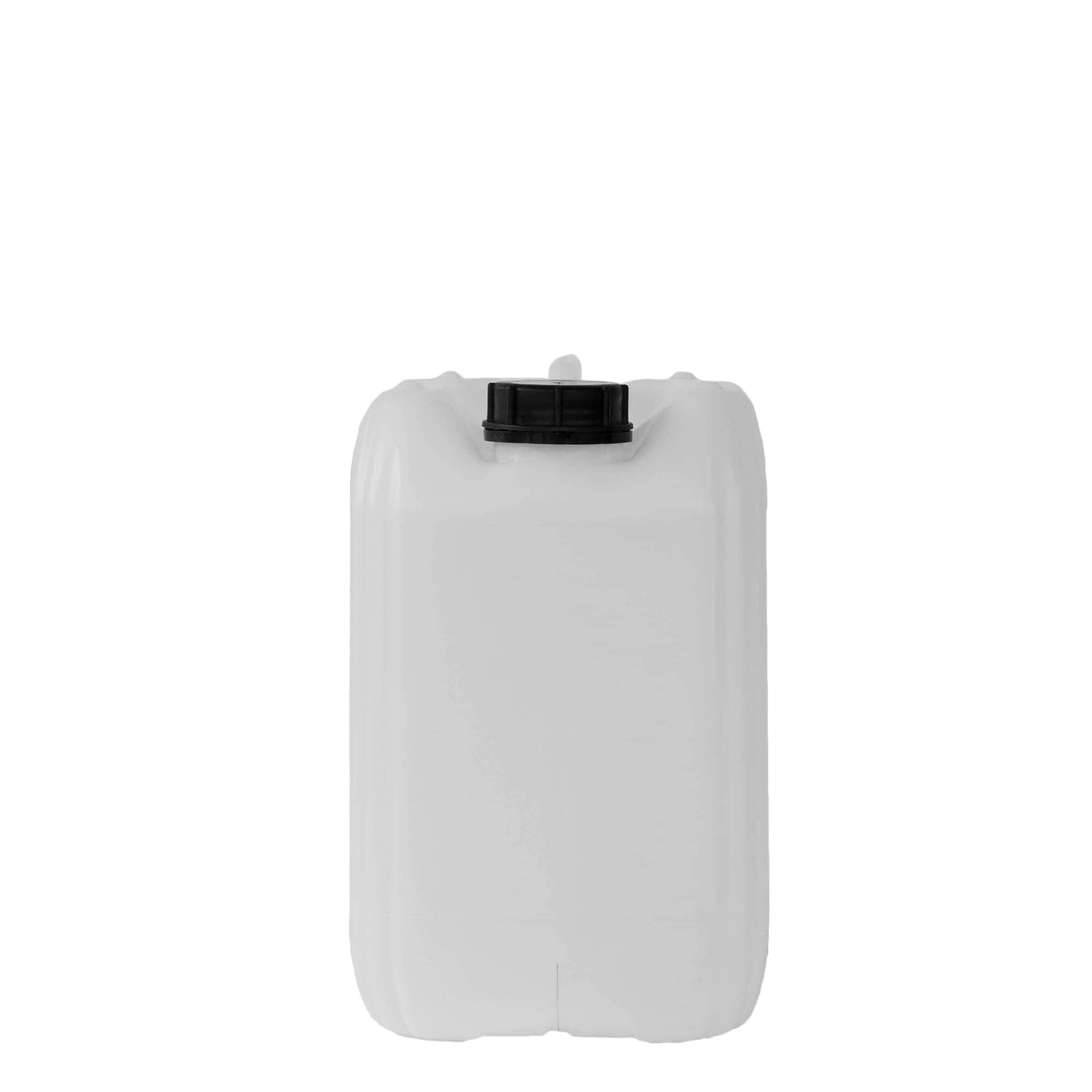 Μπιτόνι 10 l, ορθογώνιο, πλαστικό HDPE, φυσικό χρώμα, στόμιο: ND 55