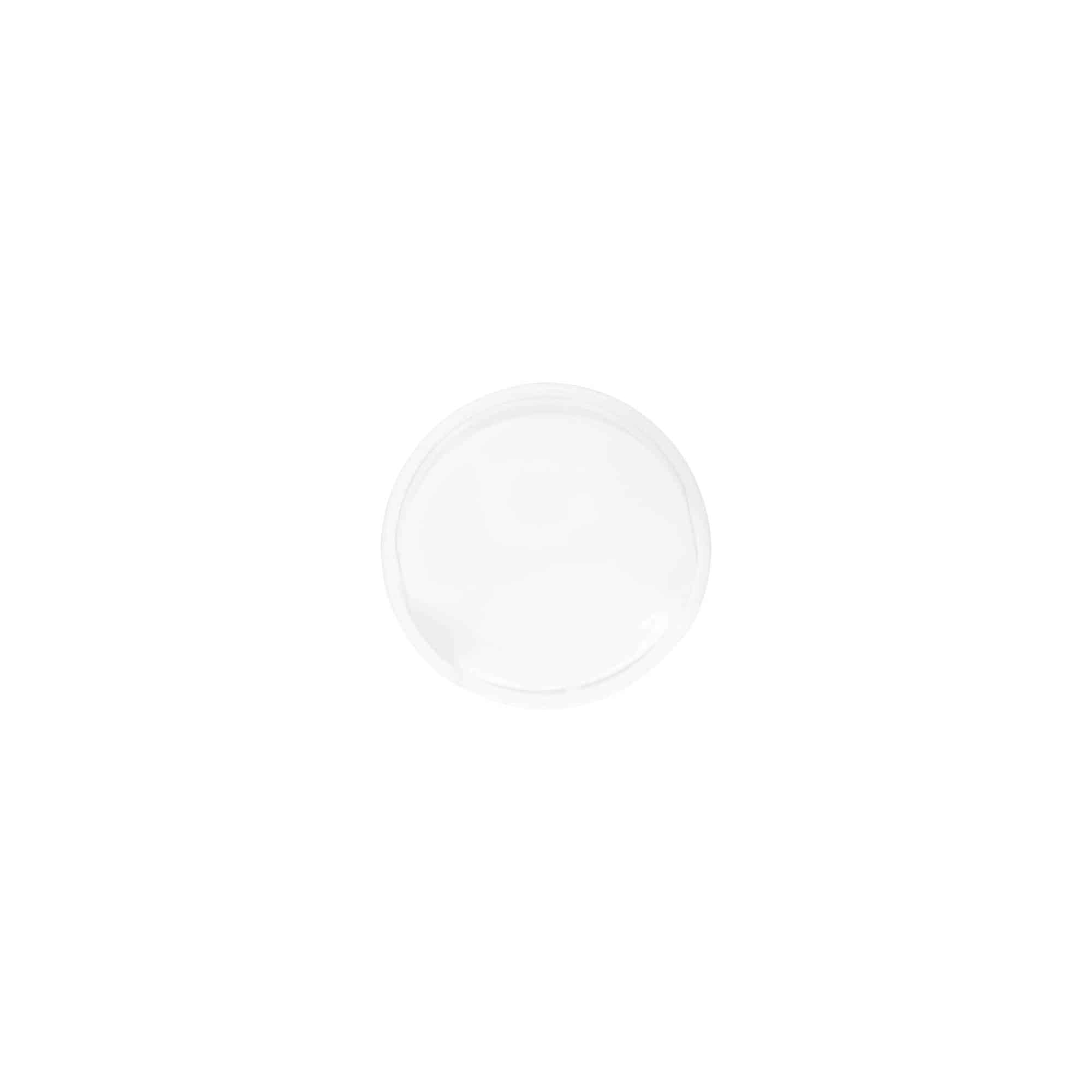 Βιδωτό πώμα disc-top, πλαστικό PP, λευκό, για στόμιο: GPI 24/410