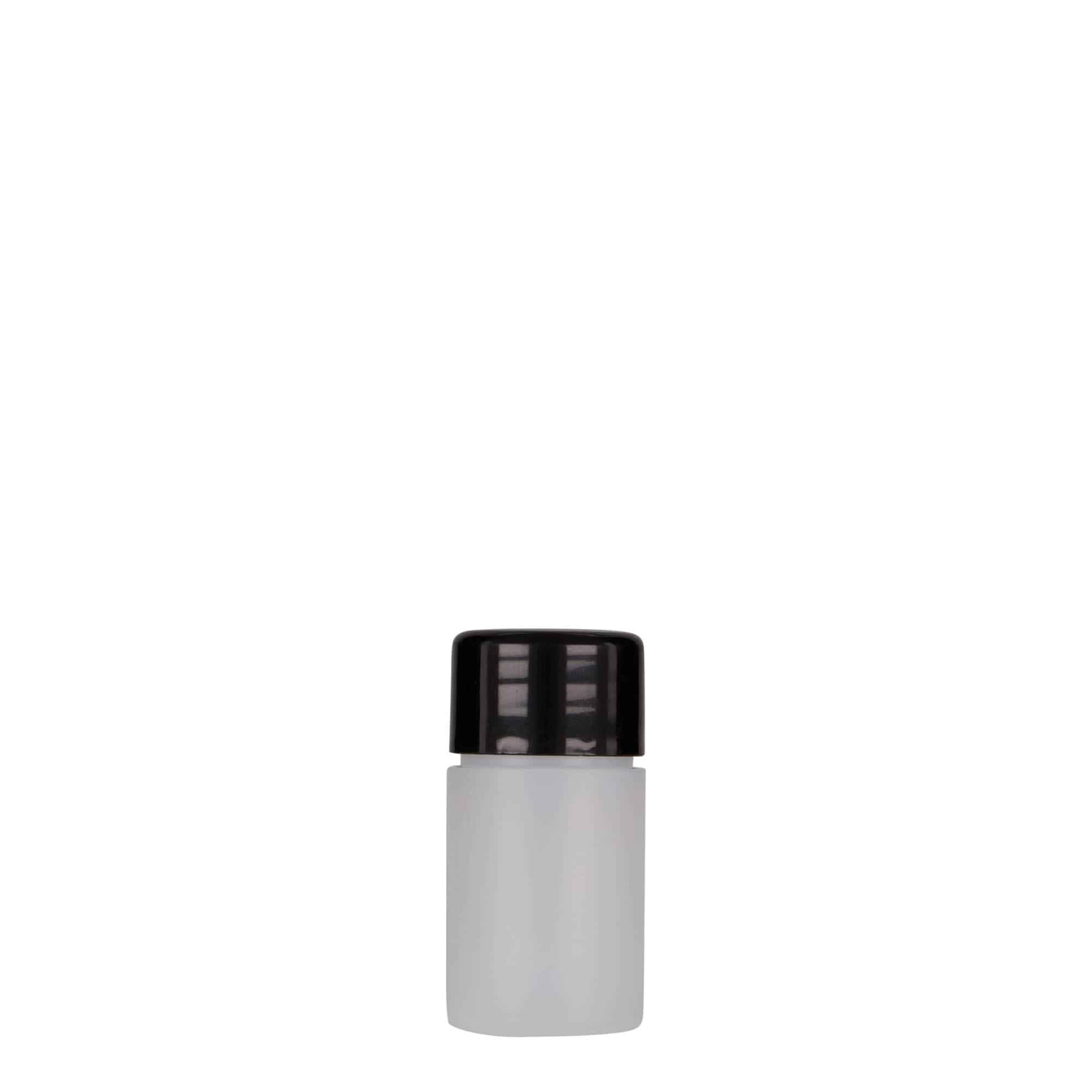 15 ml πλαστικό μπουκάλι 'Tuffy', HDPE, φυσικό, στόμιο: 24/410