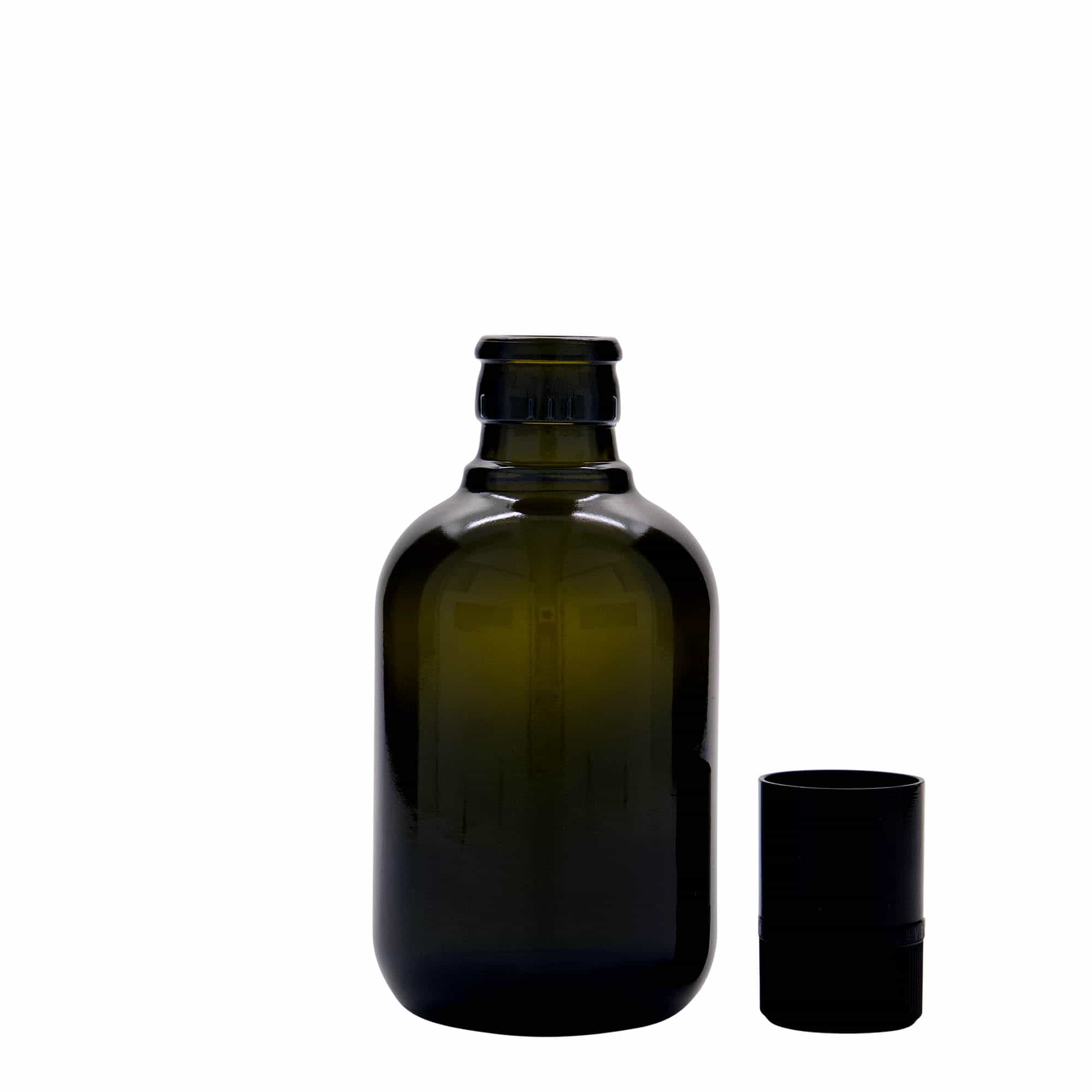 Μπουκάλι για ξίδι/λάδι 'Biolio' 250 ml, γυάλινο, πράσινο αντικέ, στόμιο: DOP
