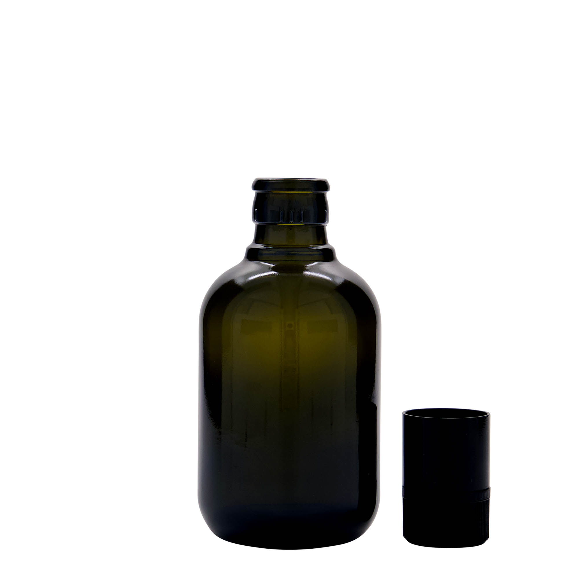 Μπουκάλι για ξίδι/λάδι 'Biolio' 250 ml, γυάλινο, πράσινο αντικέ, στόμιο: DOP