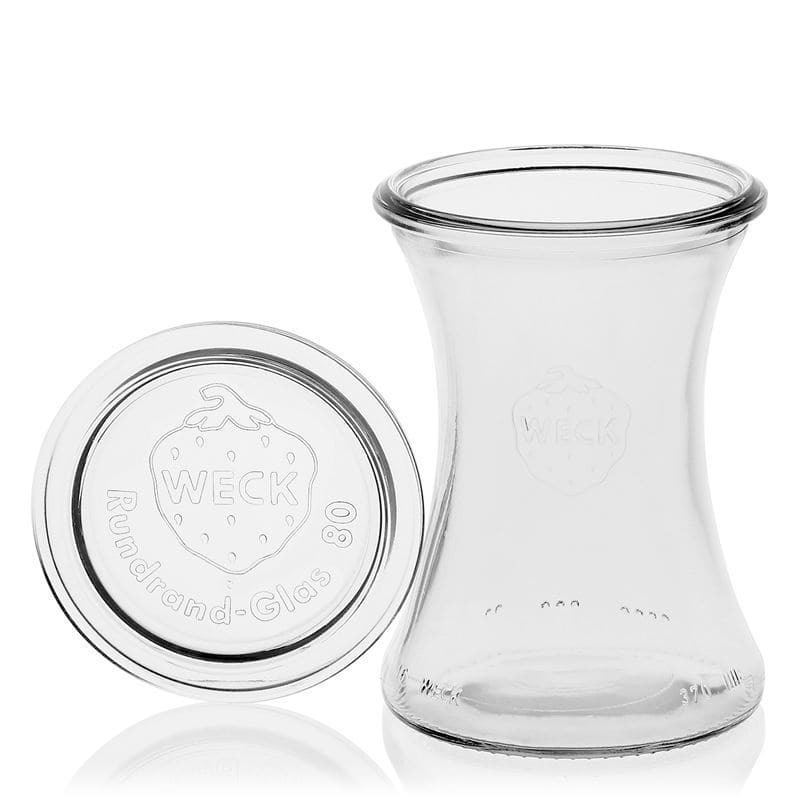 Βάζο για εκλεκτά τρόφιμα WECK 370 ml, στόμιο: στρογγυλεμένο χείλος