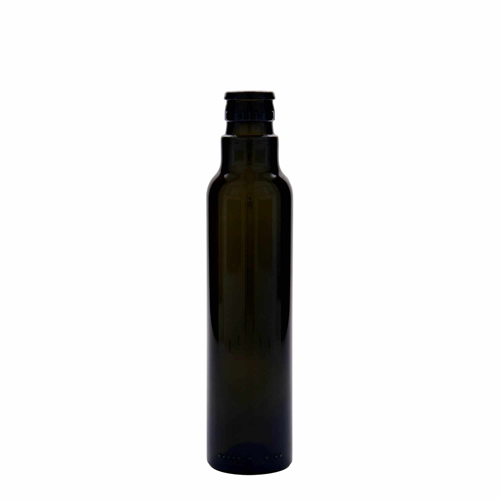 Μπουκάλι για ξίδι/λάδι 'Willy New' 250 ml, γυάλινο, πράσινο αντικέ, στόμιο: DOP Μπουκάλι για ξίδι/λάδι 'Willy New' 250 ml, γυάλινο, πράσινο αντικέ, στόμιο: DOP