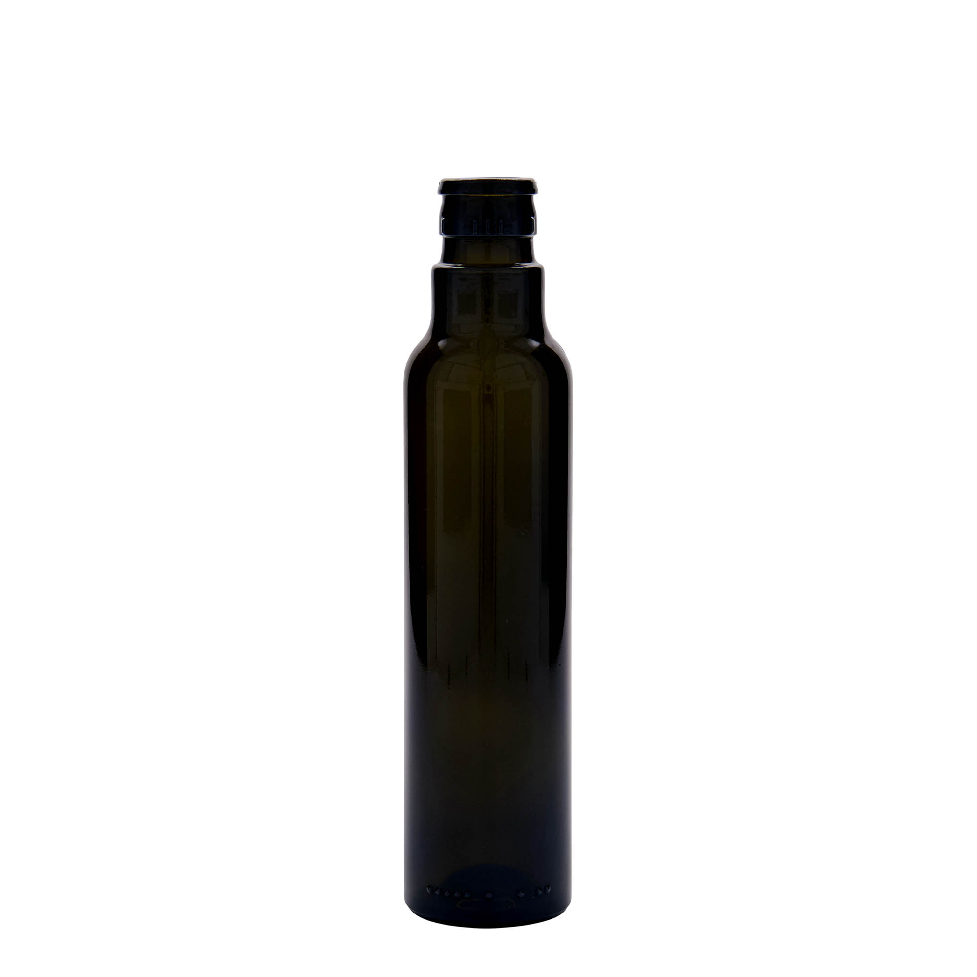 Μπουκάλι για ξίδι/λάδι 'Willy New' 250 ml, γυάλινο, πράσινο αντικέ, στόμιο: DOP