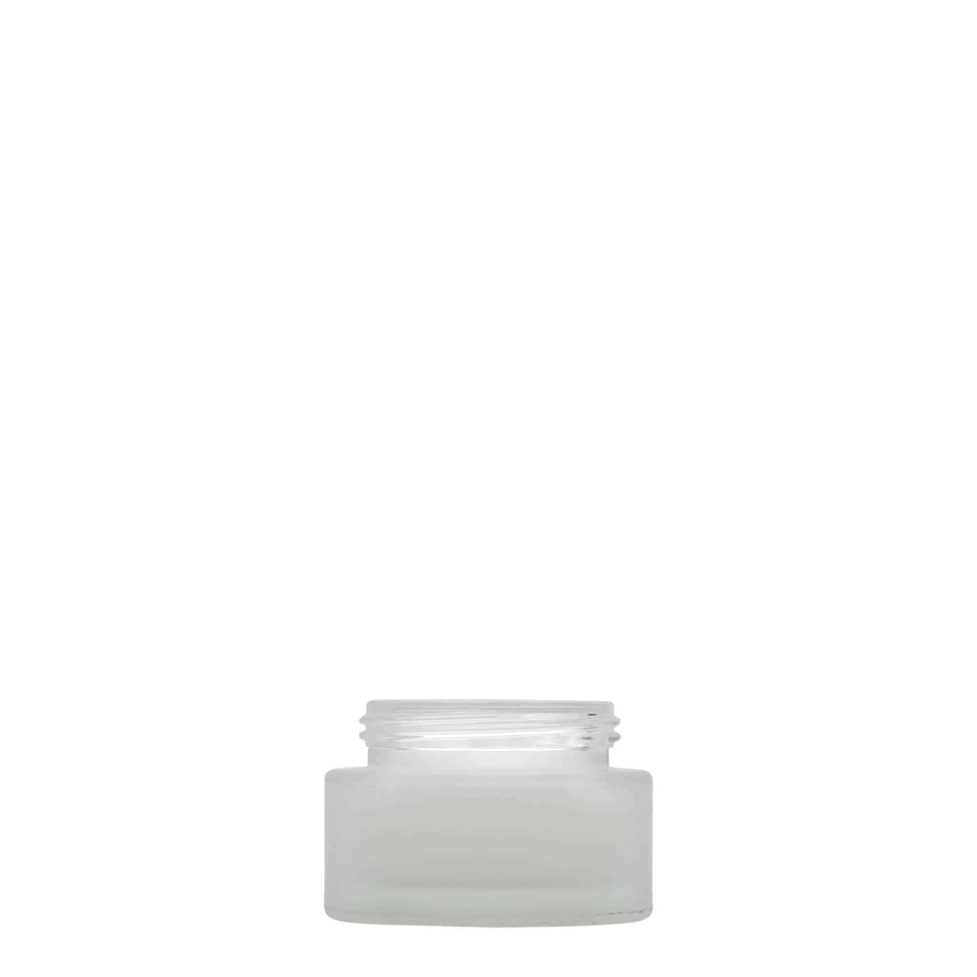 Βάζο για καλλυντικά 'Platin Edition' 15 ml, γυάλινο, εφέ του πάγου, στόμιο: βιδωτό πώμα
