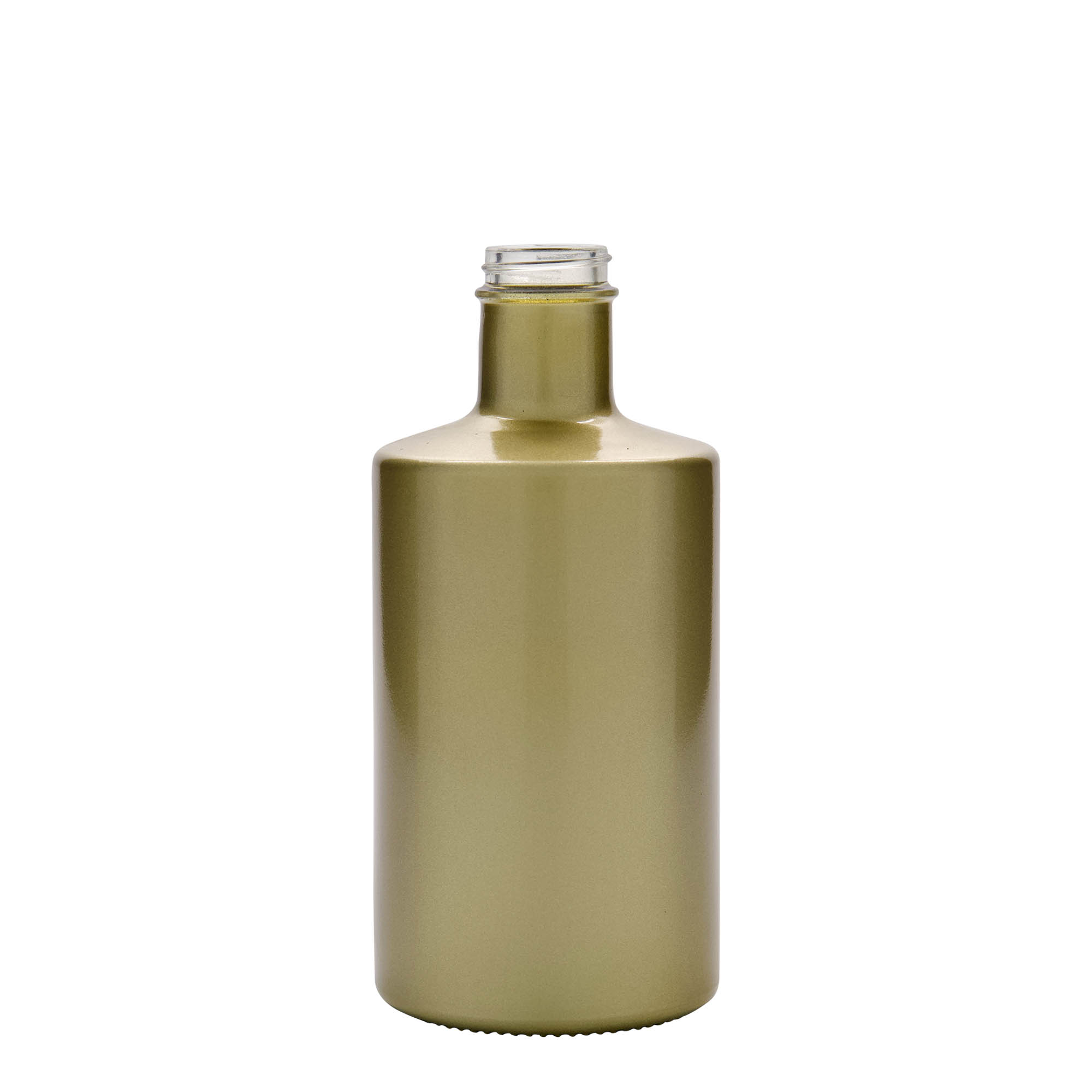 Γυάλινο μπουκάλι 'Caroline' 500 ml, χρυσό, στόμιο: GPI 33