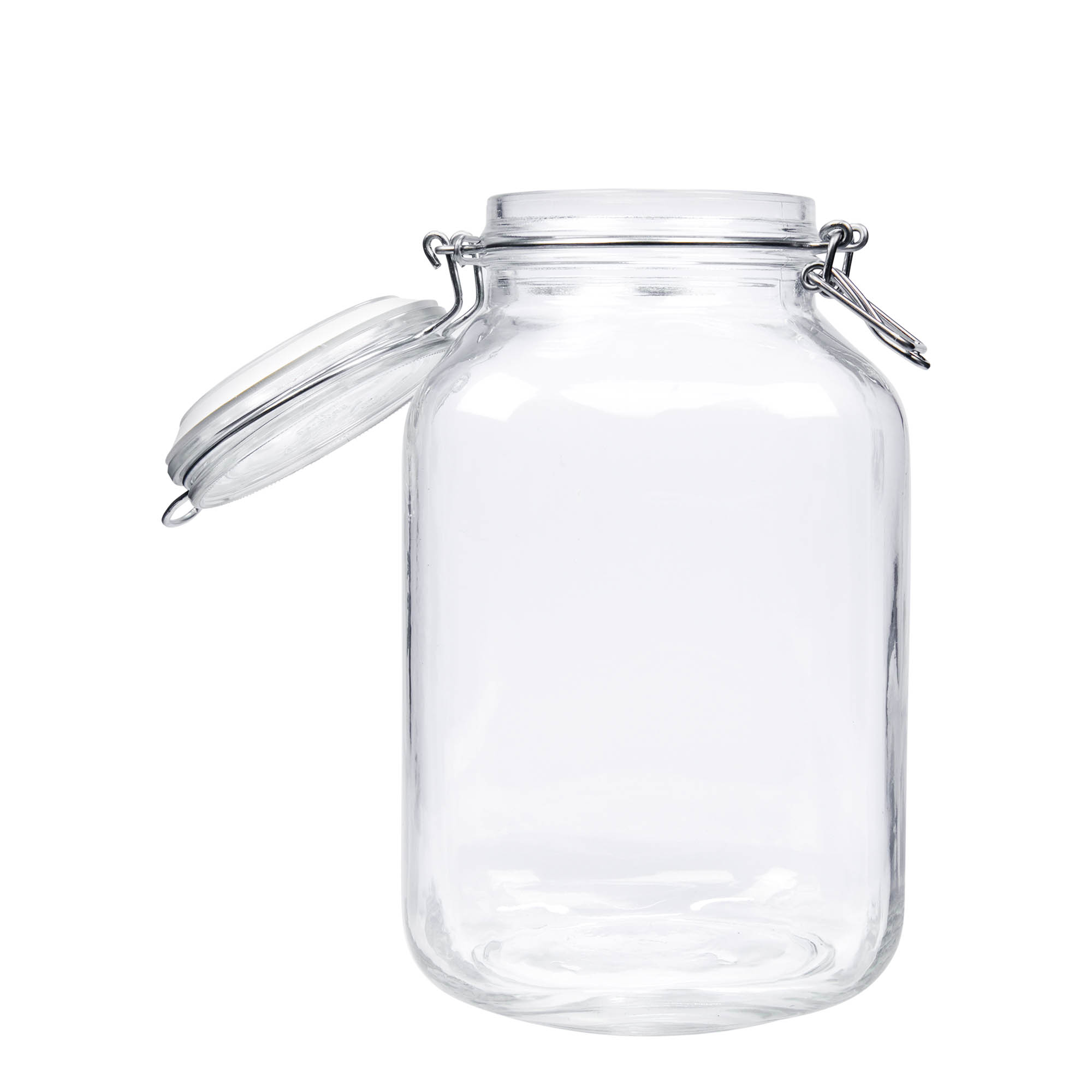 Βάζο με καπάκι με κλιπ 'Fido' 3.000 ml, τετράγωνο, στόμιο: καπάκι με κλιπ
