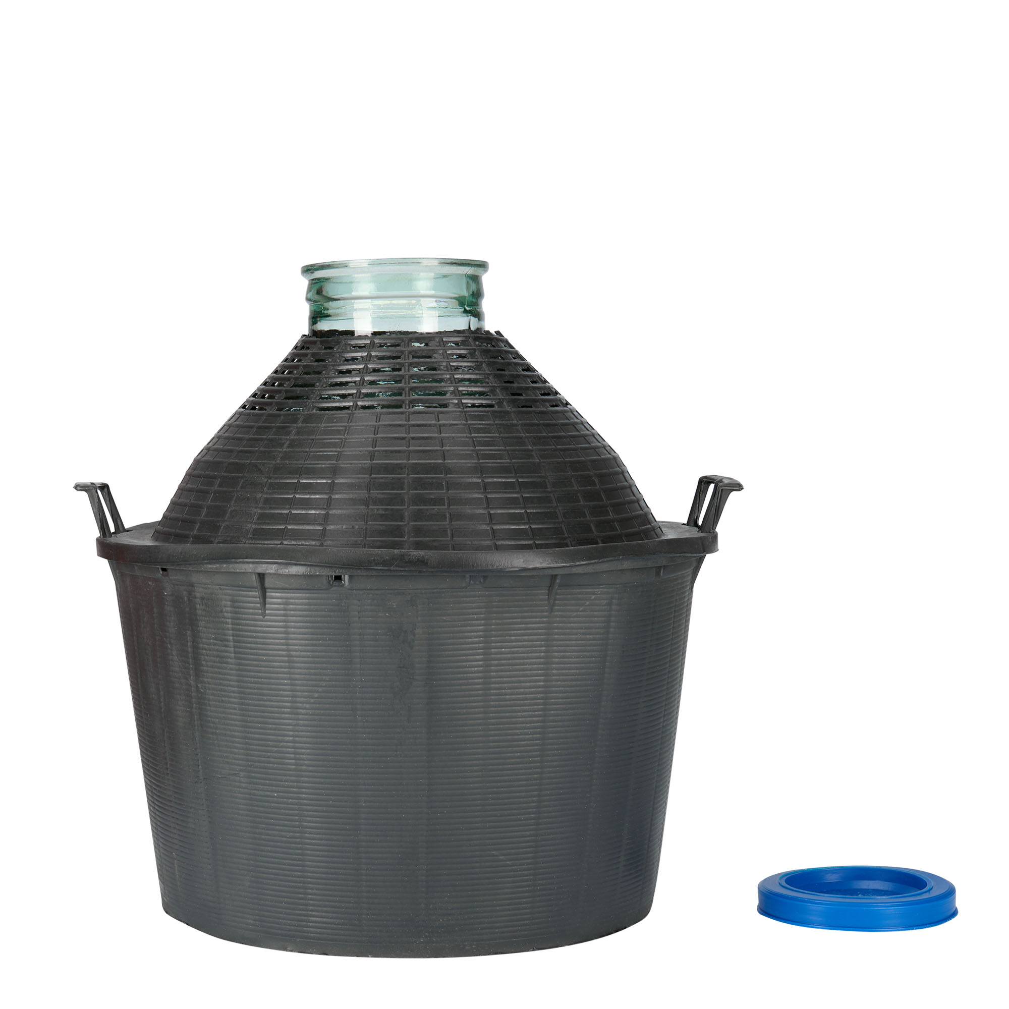 Νταμιτζάνα 34 l με φαρδύ λαιμό, γυάλινη, στόμιο: χωνευτό πώμα Νταμιτζάνα 34 l με φαρδύ λαιμό, γυάλινη, στόμιο: χωνευτό πώμα