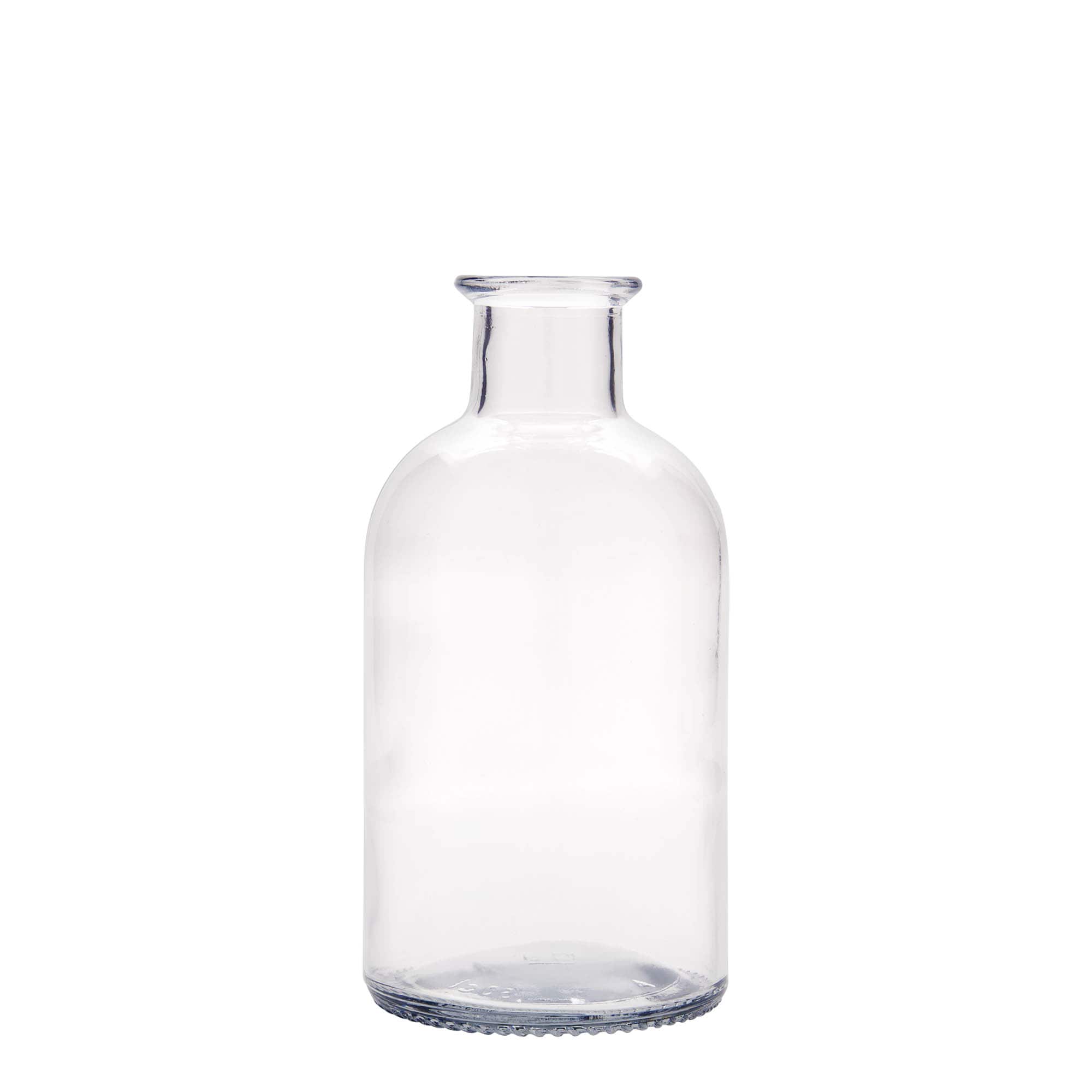 500 ml γυάλινο μπουκάλι φαρμακοποιού 'Italia', στόμιο: φελλός