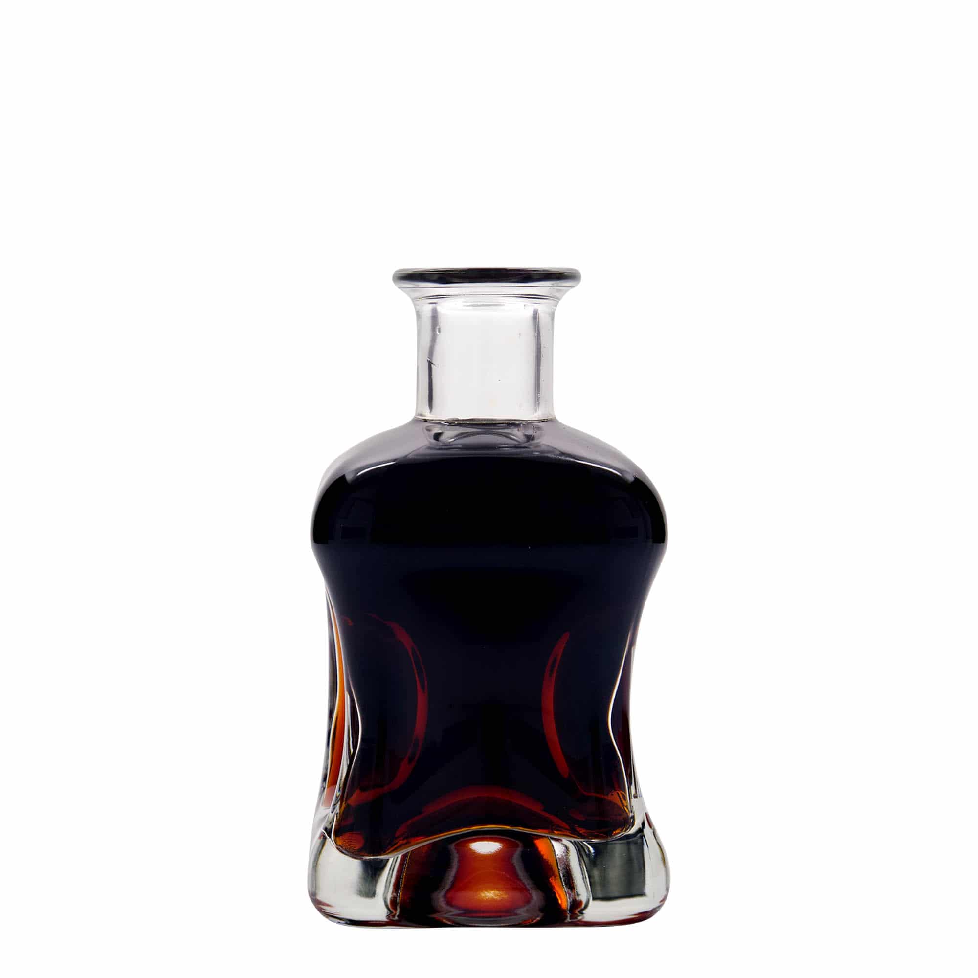 Γυάλινο μπουκάλι 'Dublin' 350 ml, τετράγωνο, στόμιο: φελλός
