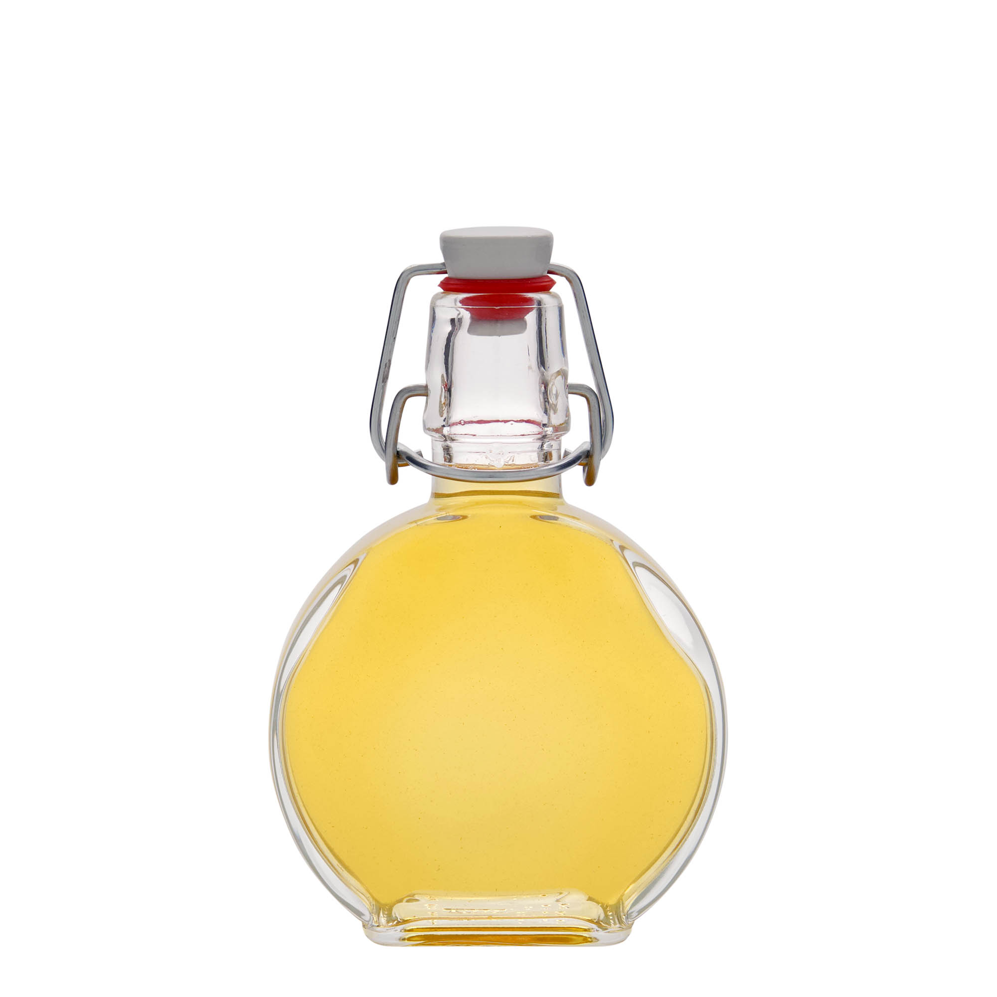 Γυάλινο μπουκάλι 'Sensatione' 200 ml, ορθογώνιο, στόμιο: μηχανικό πώμα